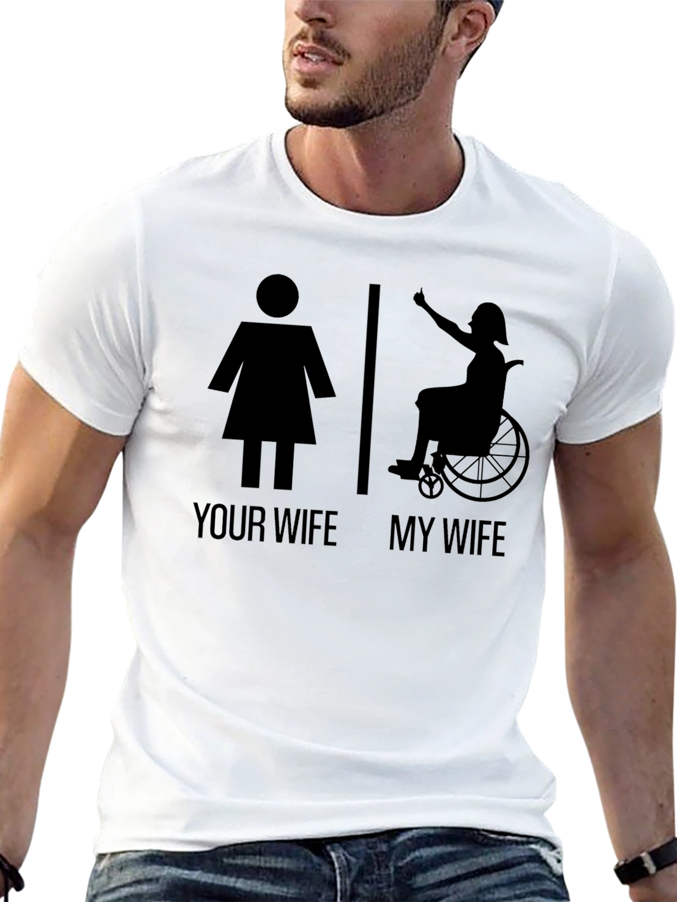 Humorous My Wife T-Shirt - Empowering Design