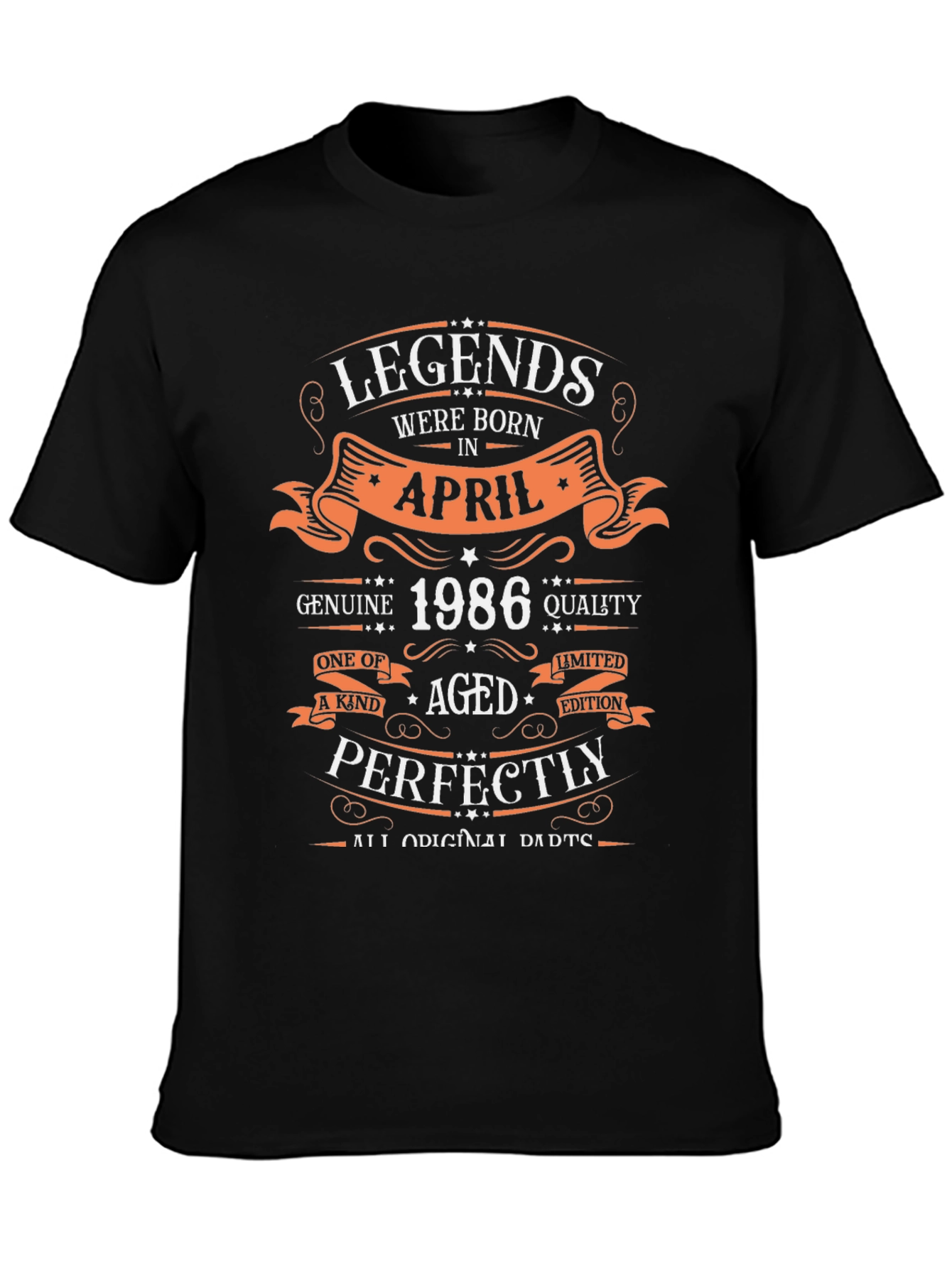 Legends Born in April 1986 - Birthday T-Shirt