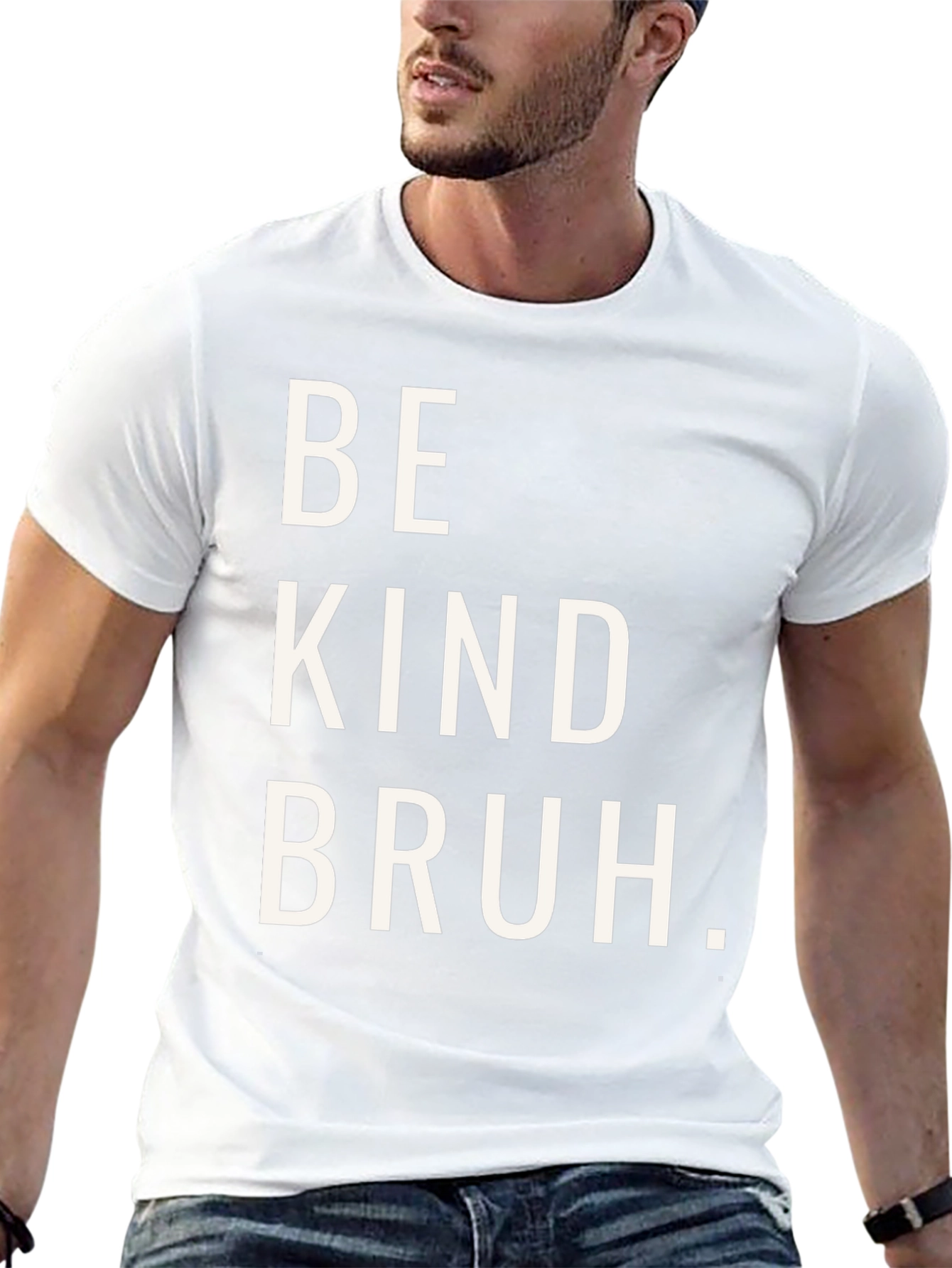 Be Kind Bruh Graphic Tee - Casual Comfort