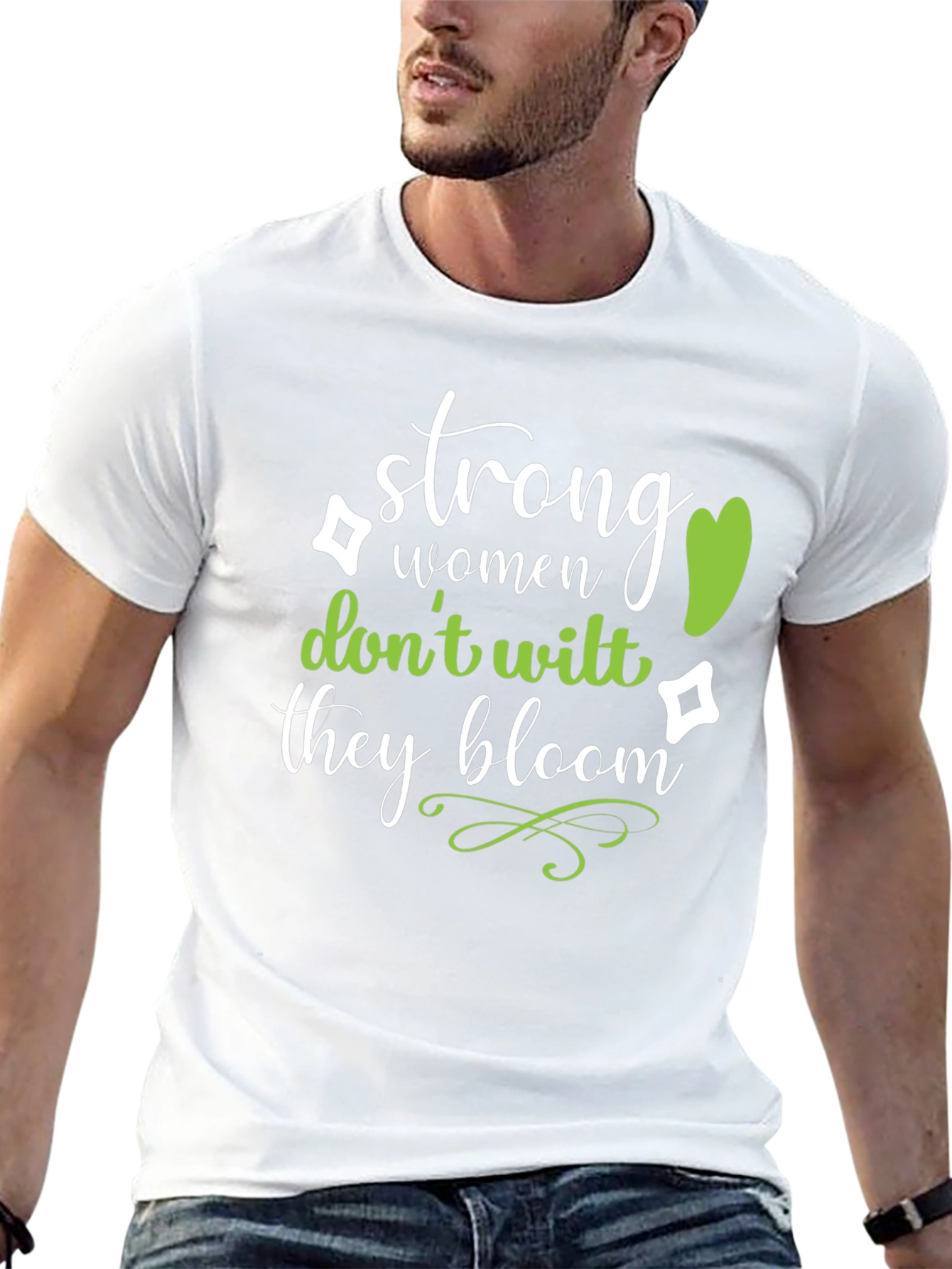 Strong Women Bloom T-Shirt - Inspirational Graphic Tee