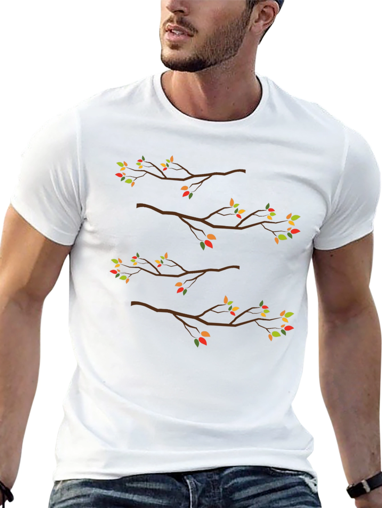 Autumn Branches Graphic T-Shirt