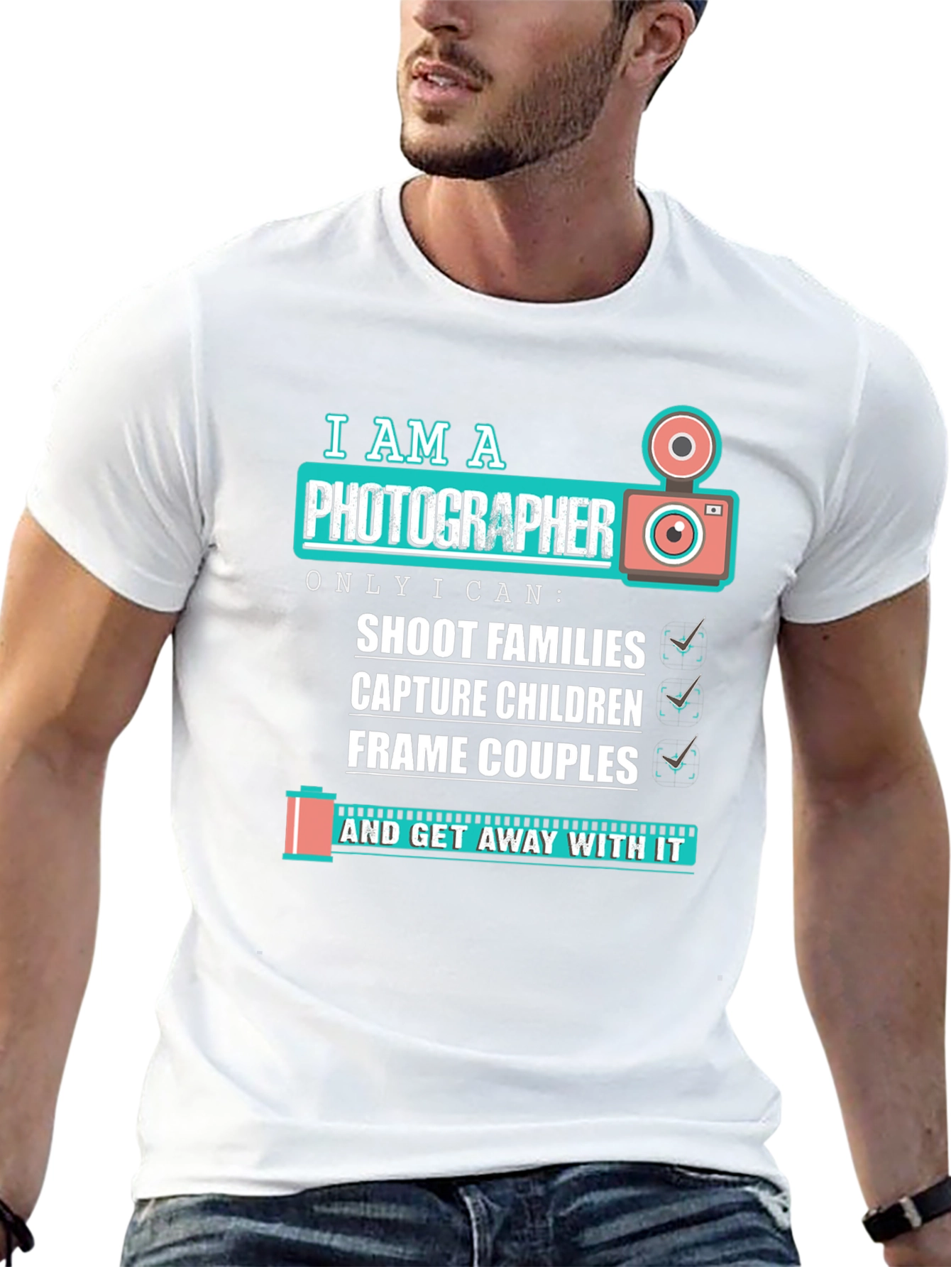 Photographer T-Shirt - Shoot Capture Frame