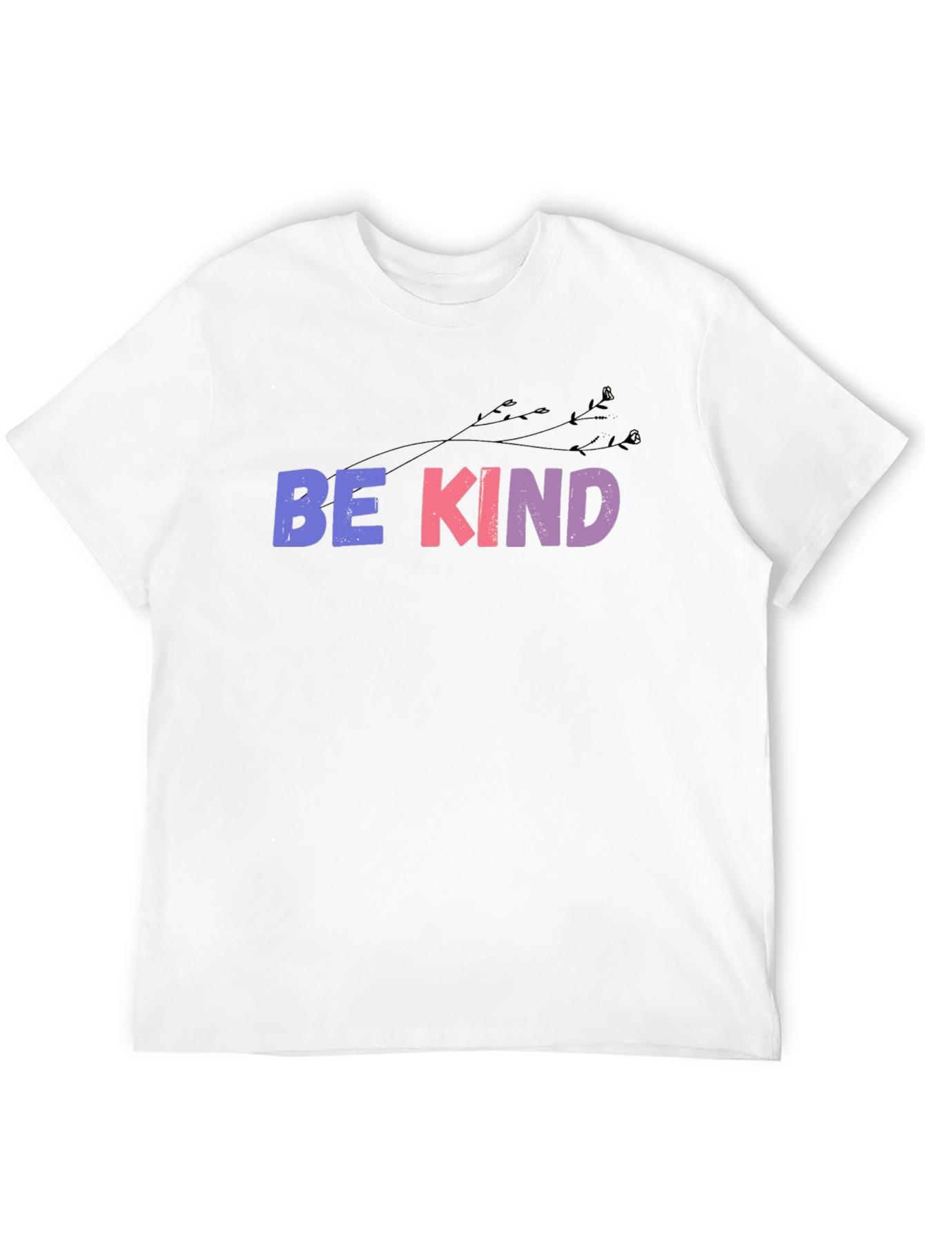 Be Kind Graphic Tee - Soft Black Cotton T-Shirt