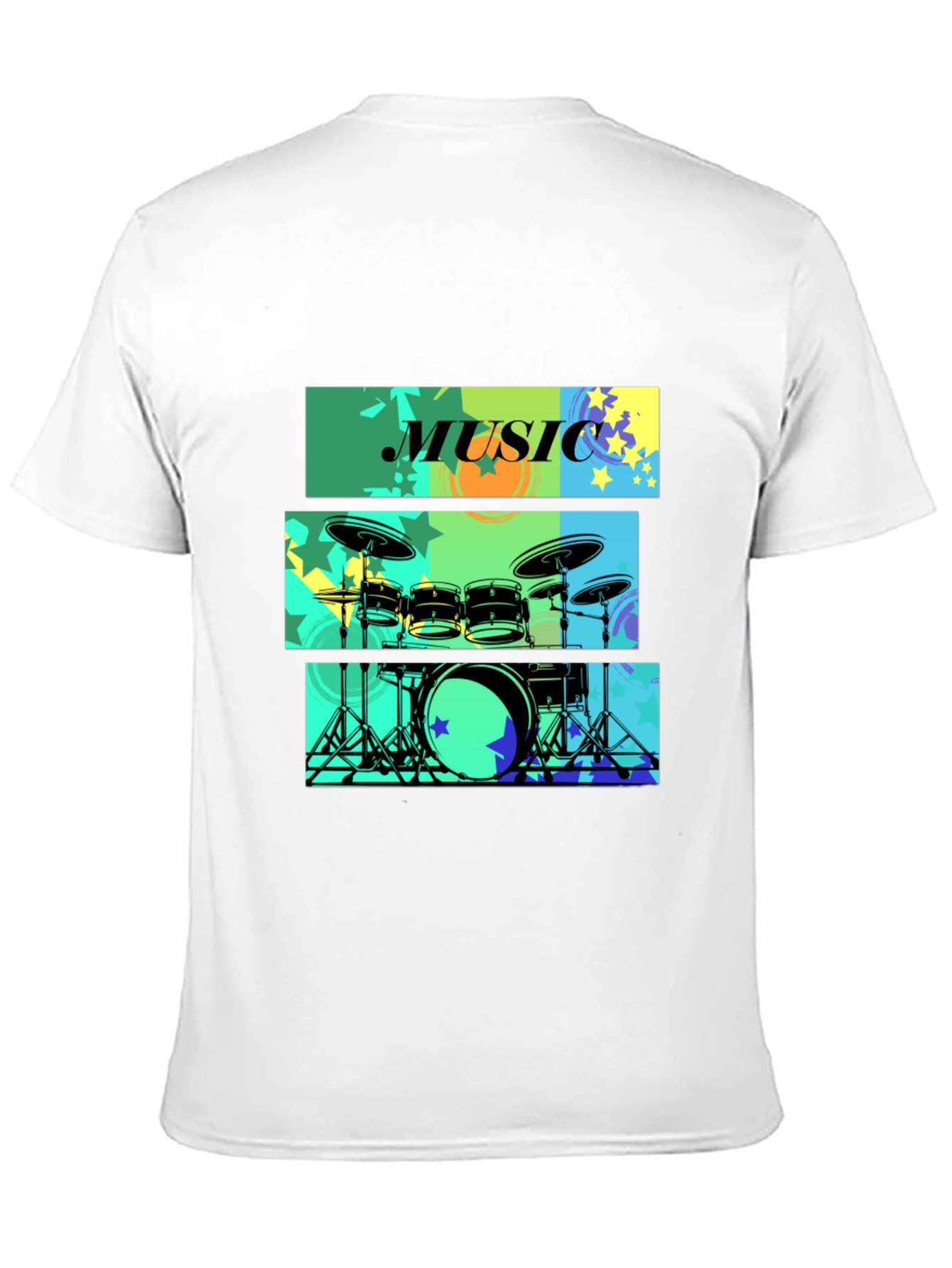 Music Drums T-Shirt - Stylish Graphic Tee