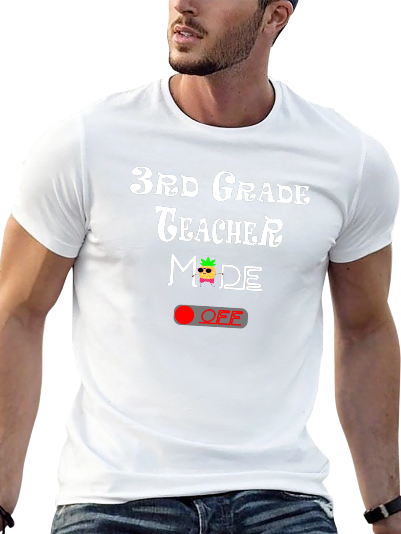 3rd Grade Teacher Mode OFF T-Shirt