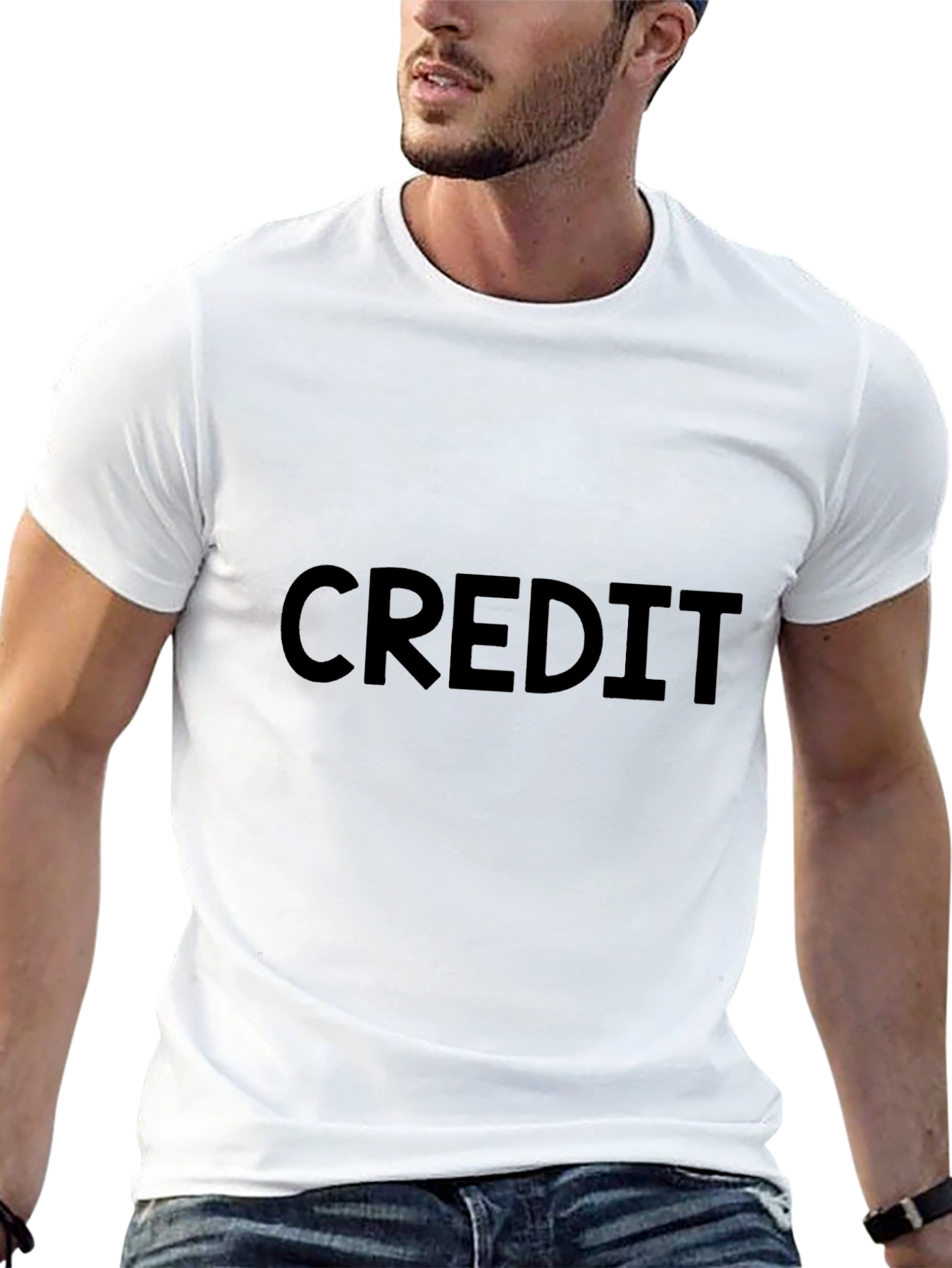 Black CREDIT Graphic Tee