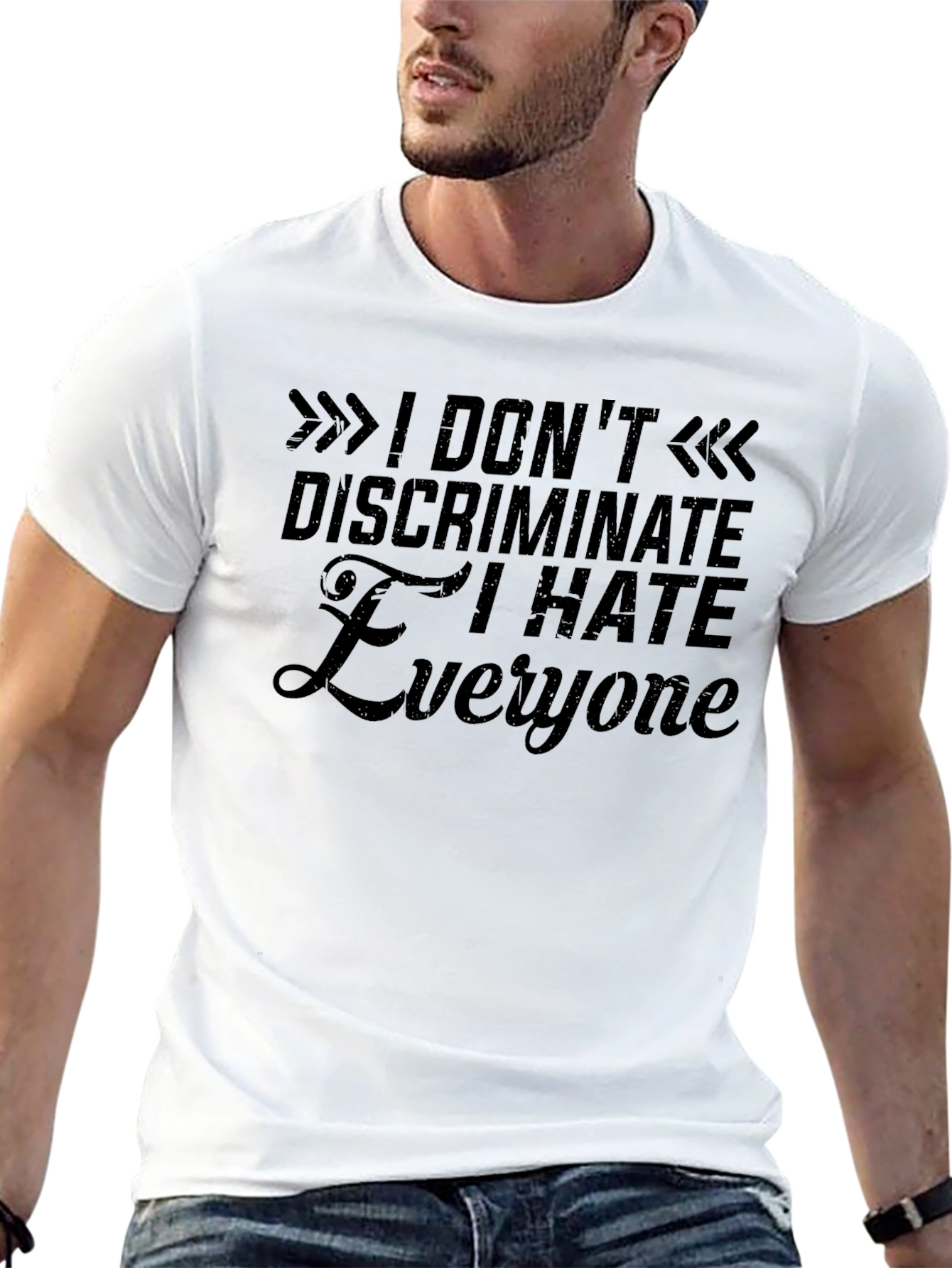 I Hate Everyone T-Shirt: Edgy Sarcastic Tee