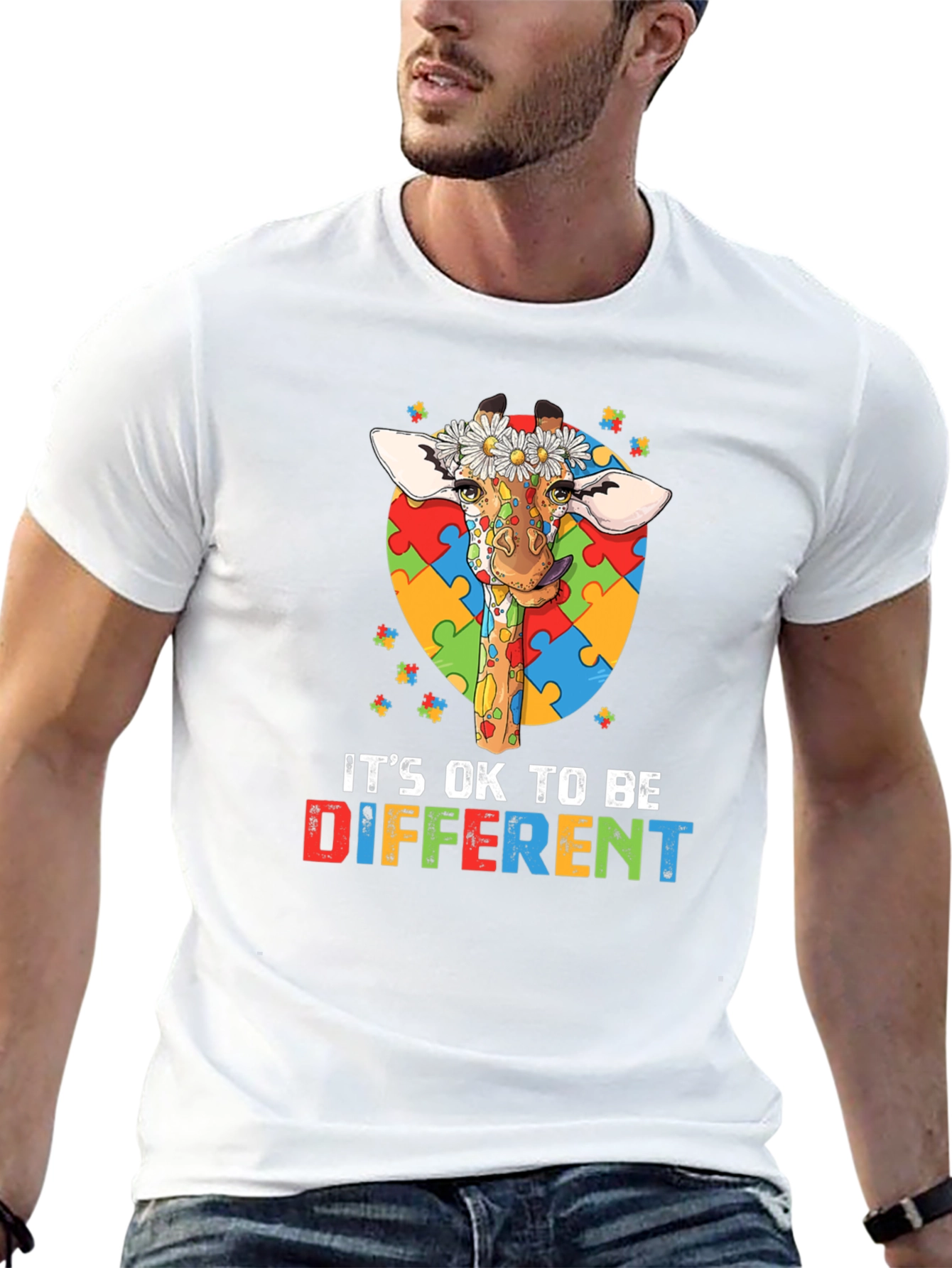 Autism Awareness Giraffe T-Shirt