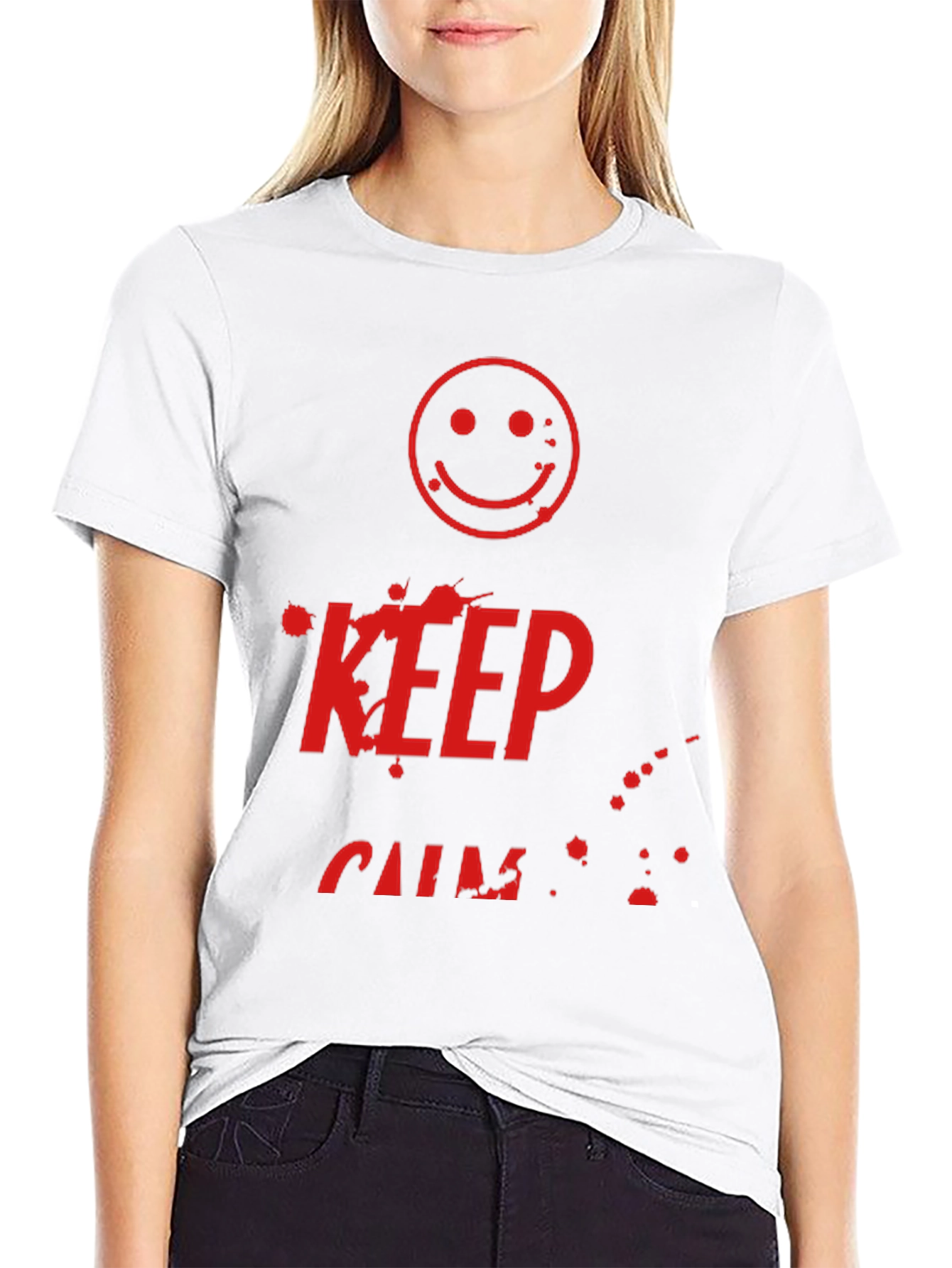 Keep Calm T-Shirt - Black Graphic Tee
