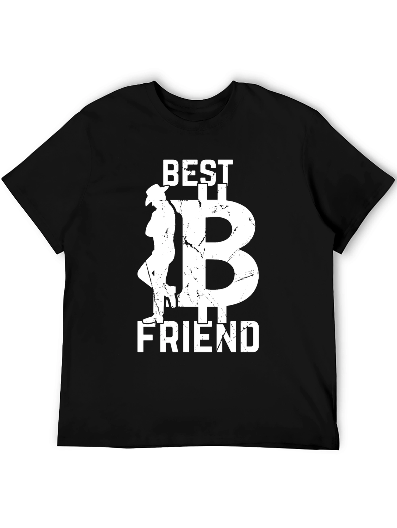 Best Friend Bitcoin T-Shirt - Black Graphic Tee