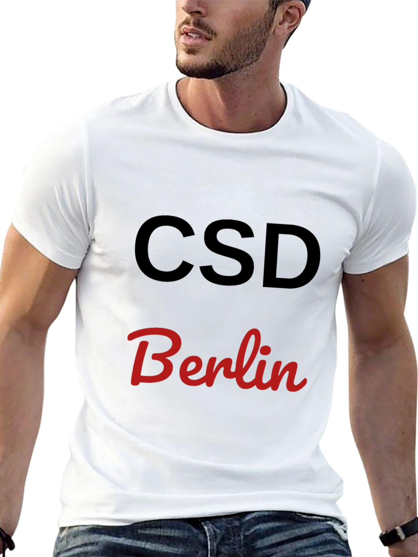 CSD Berlin Graphic T-Shirt - Black Cotton Blend Tee