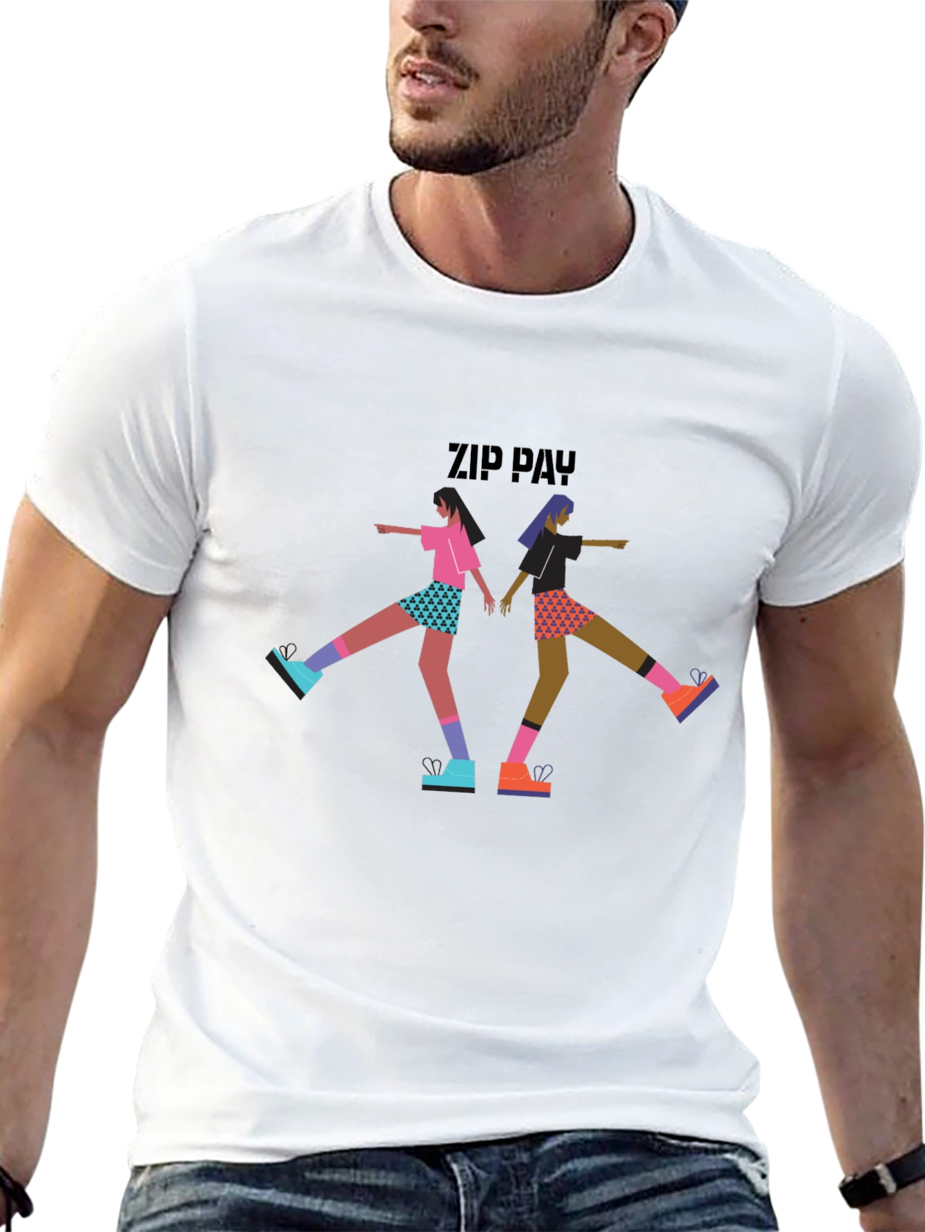 Modern Graphic Tee - Zip Pay Fashion