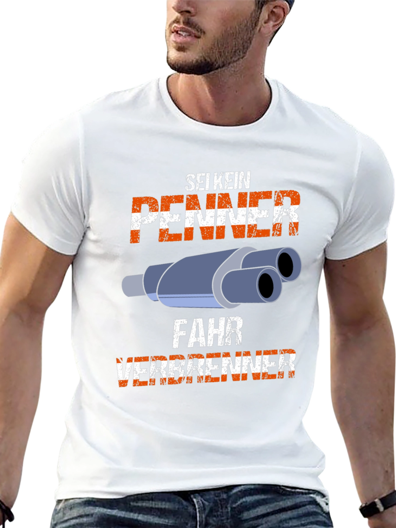 Sei Kein Penner Fahr Verbrenner T-Shirt
