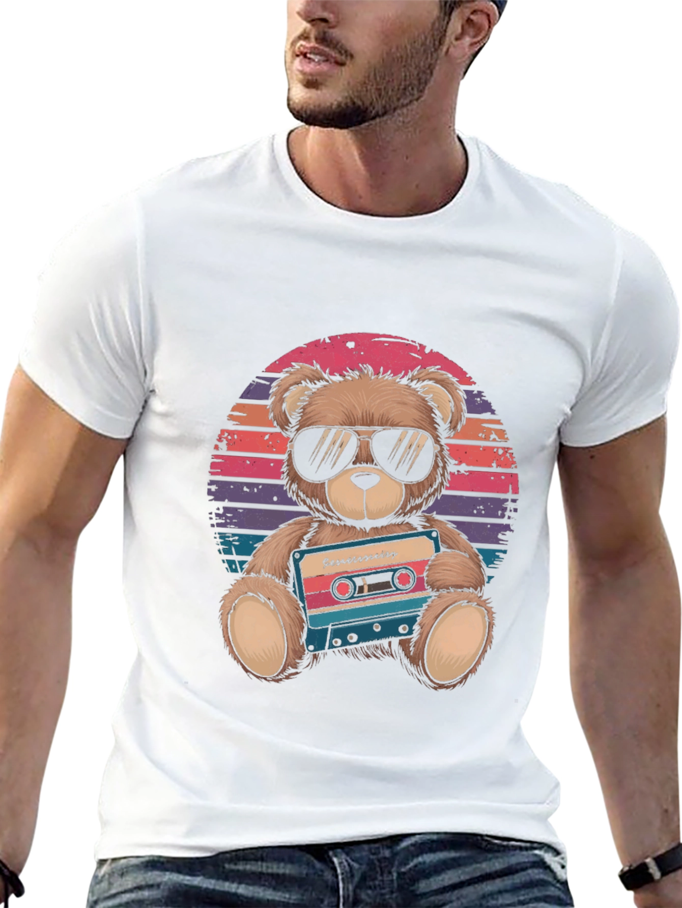 Retro Bear Graphic Tee