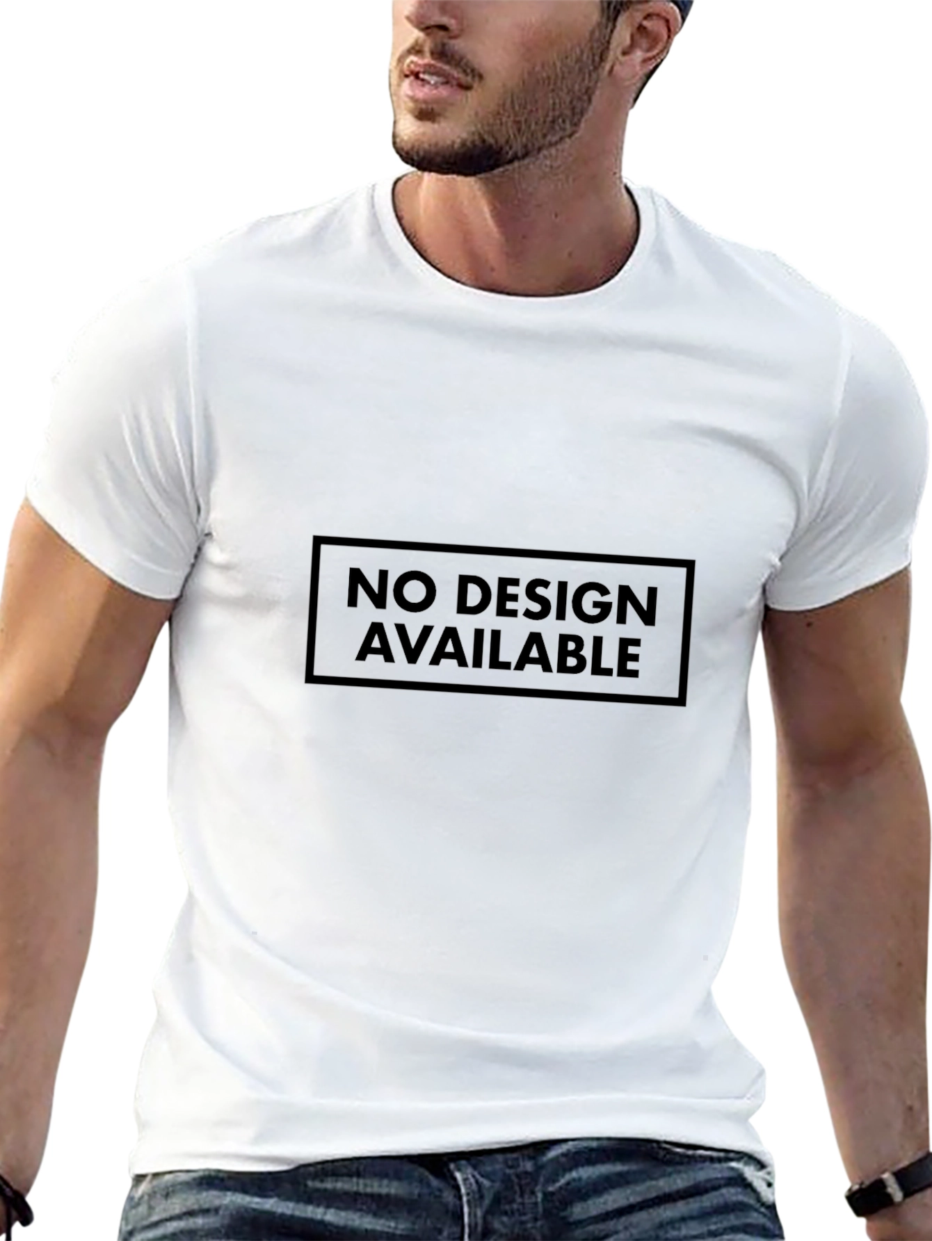 Mens Solid Black Short Sleeve Crew Neck T-Shirt