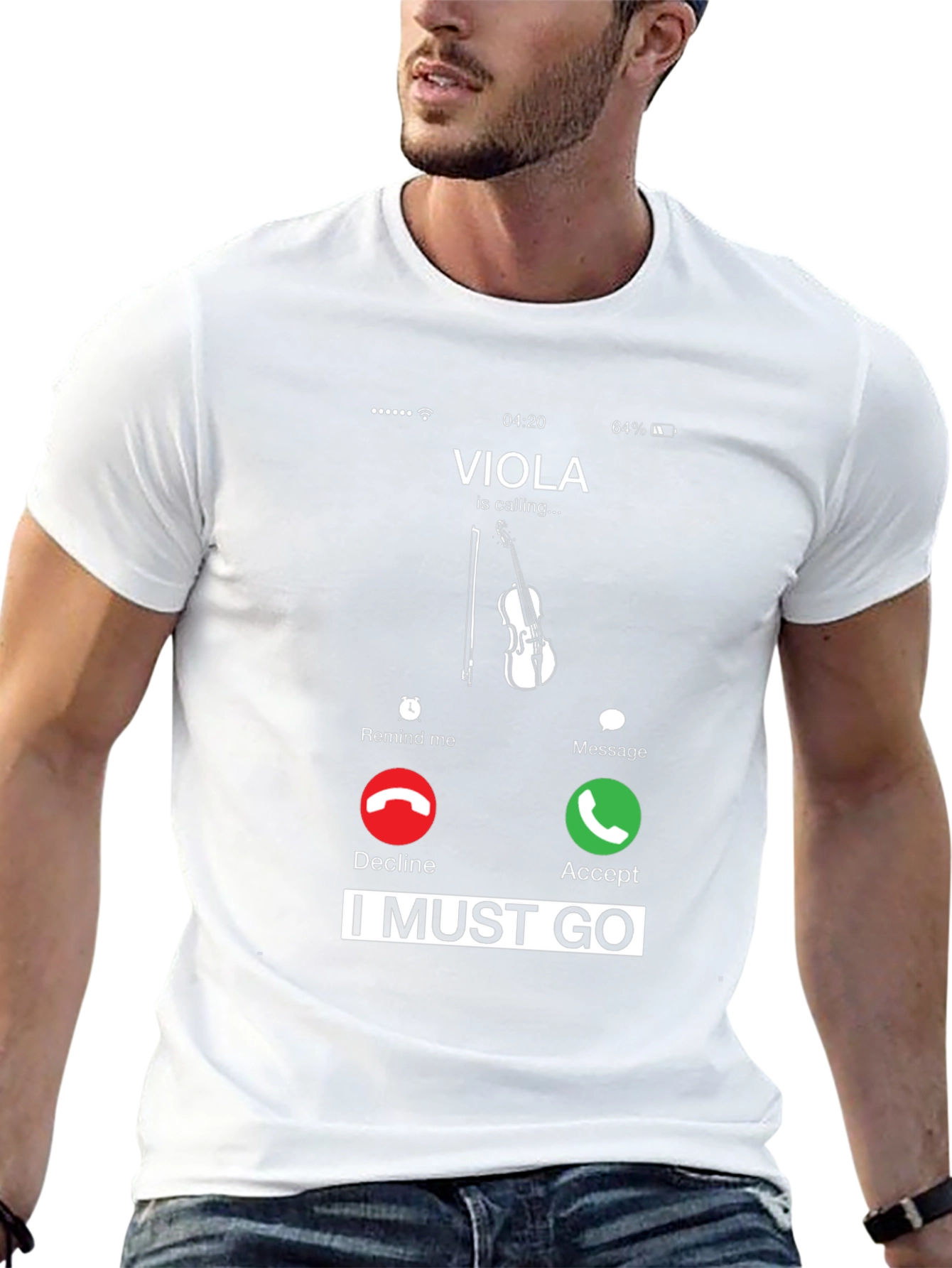 Viola Calling T-Shirt - I Must Go!