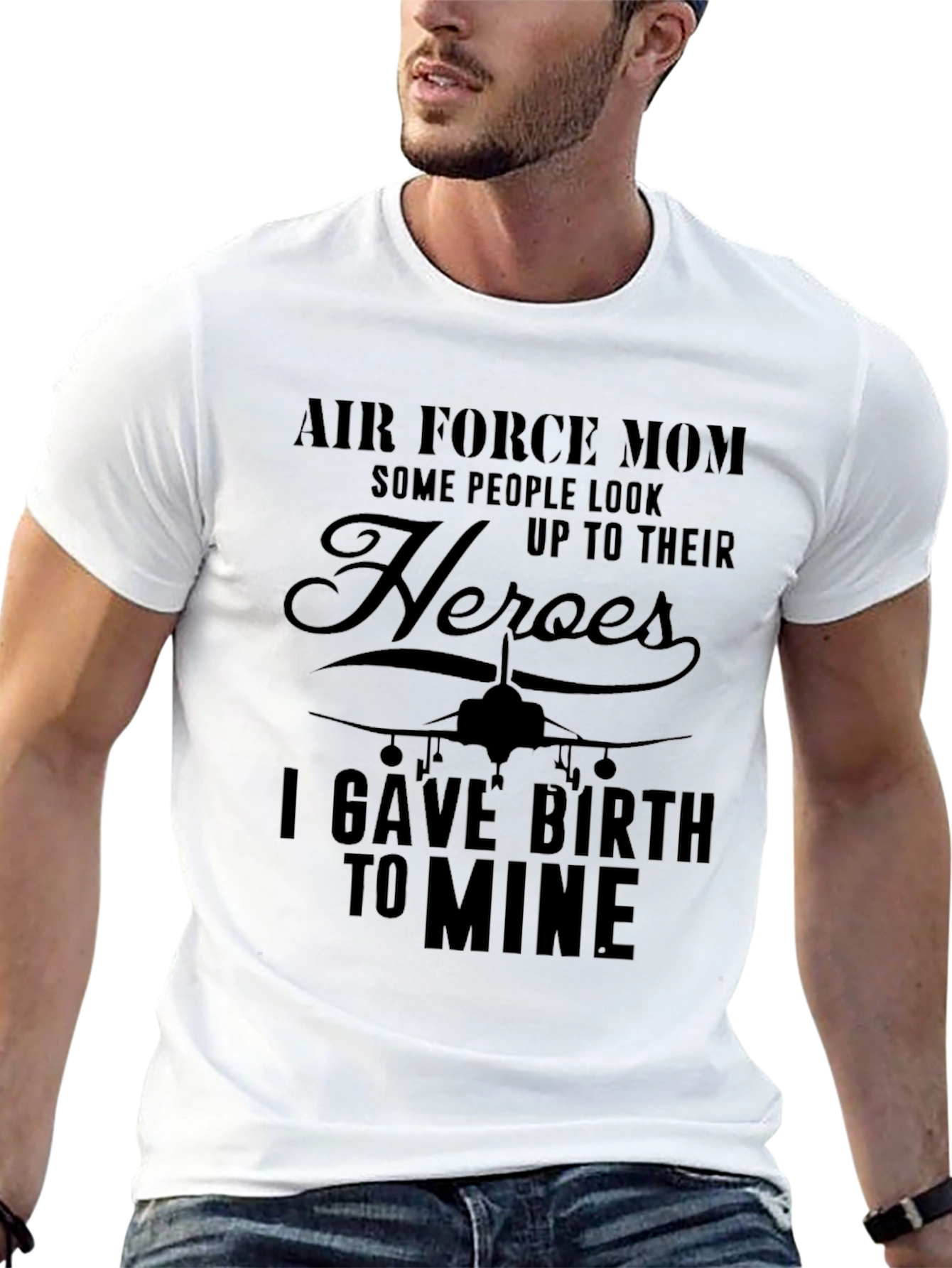 Air Force Mom T-Shirt - Heroic Pride!
