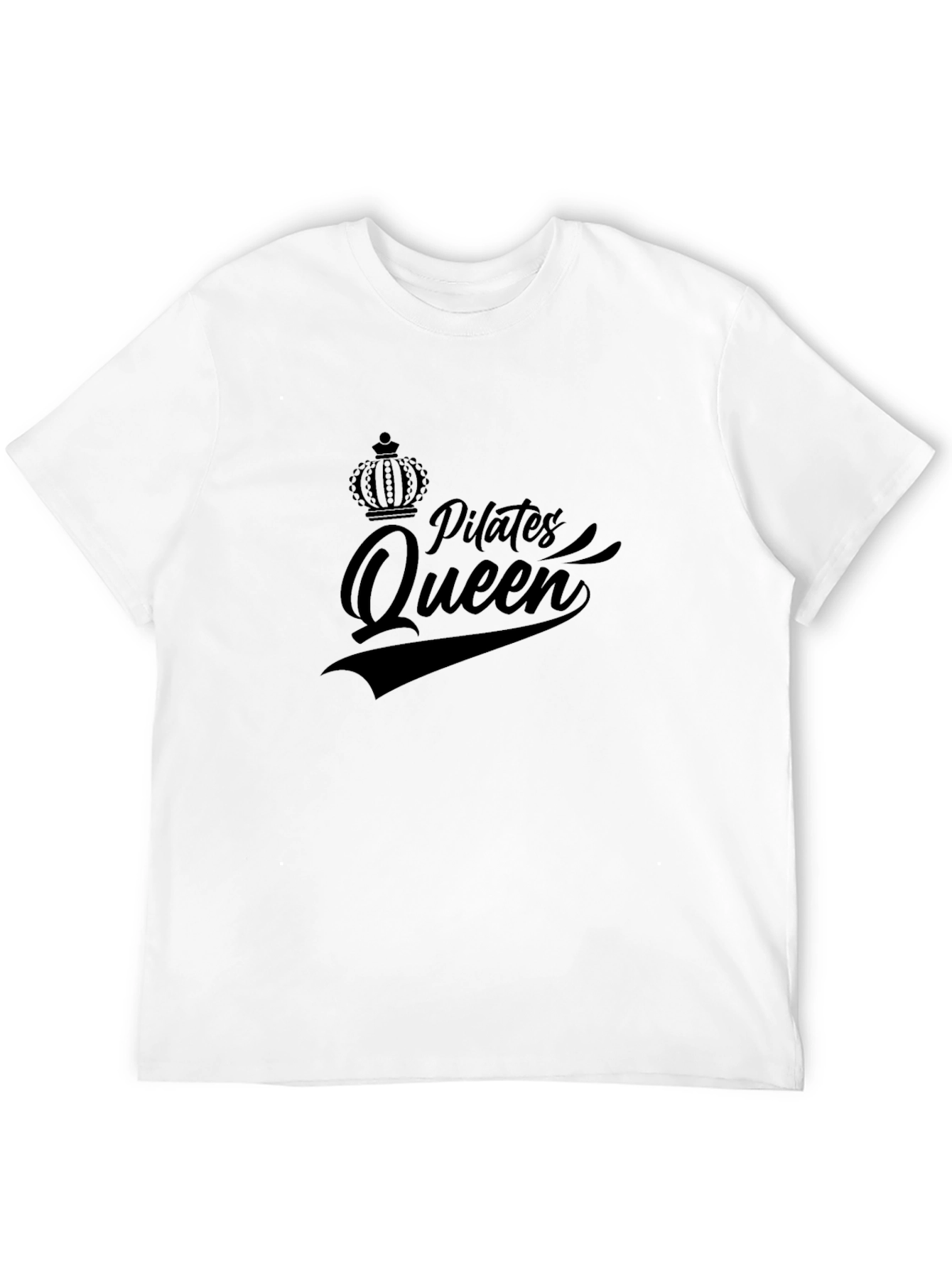 Pilates Queen Black T-Shirt