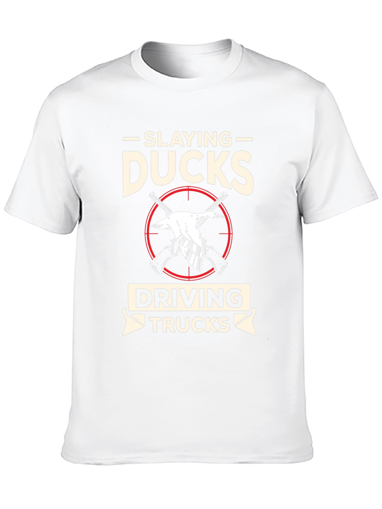 Slaying Ducks Driving Trucks Graphic Tee