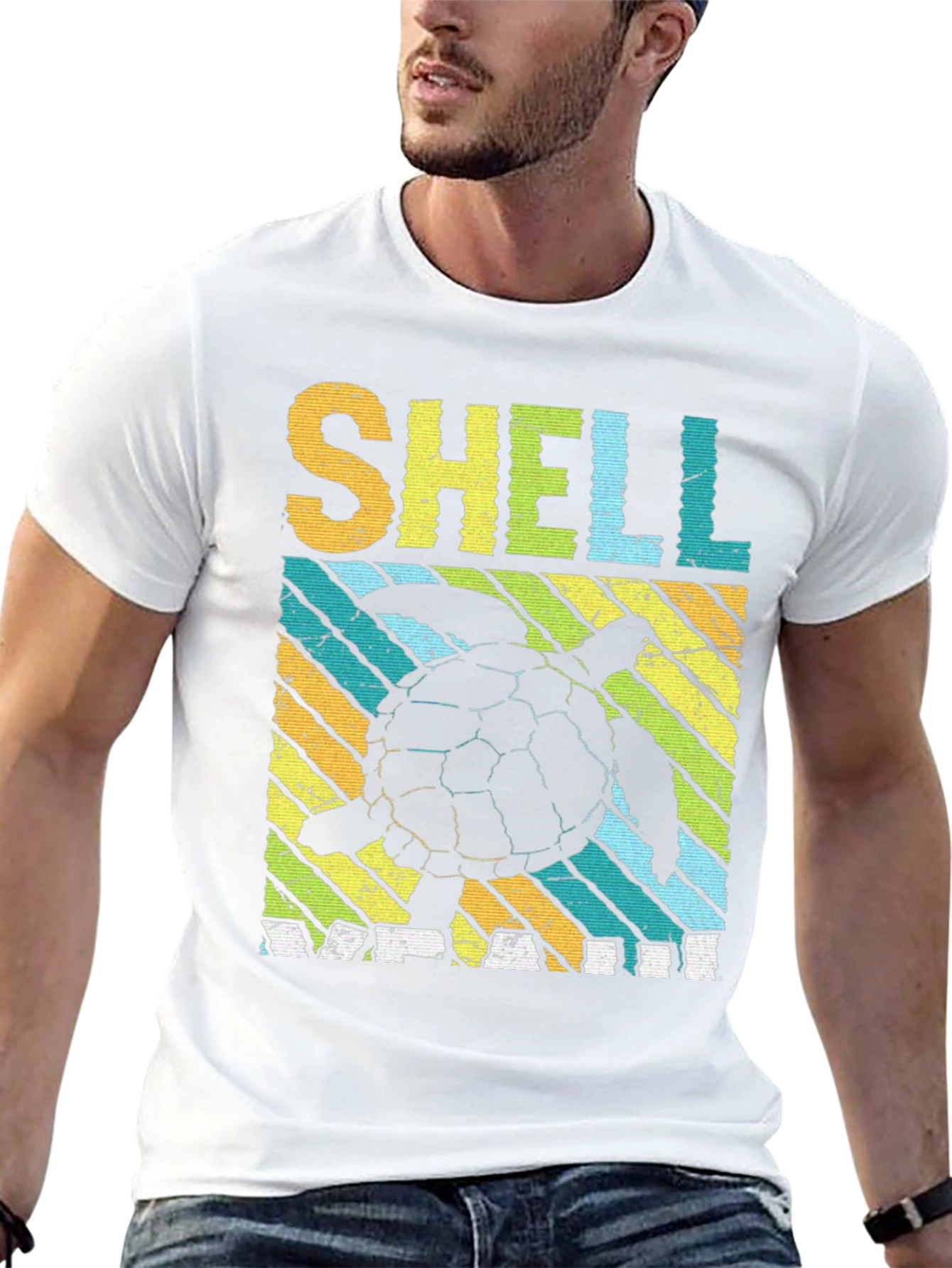 Shell Yeah Turtle T-Shirt - Relaxed Fit Black Tee