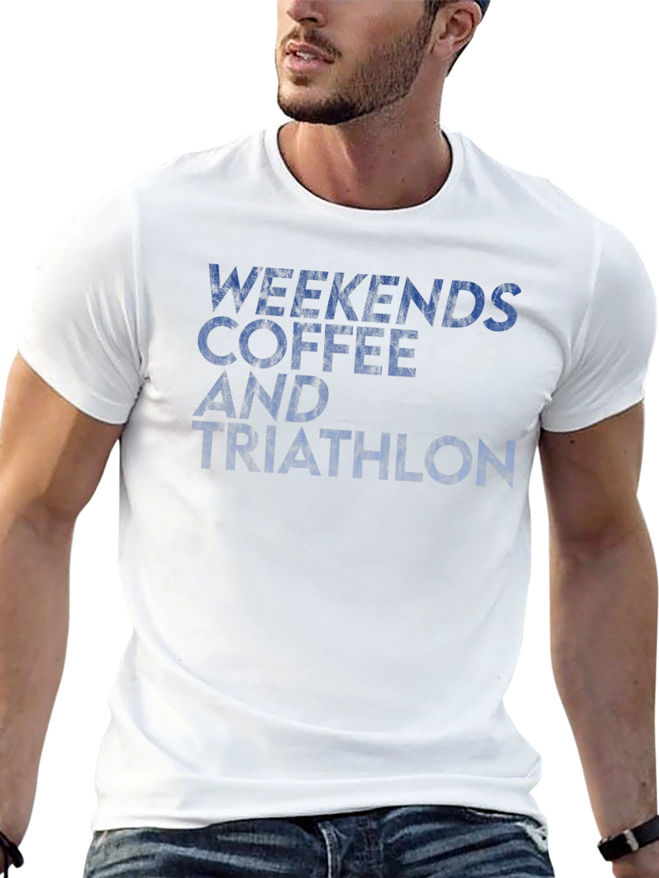 Weekends Coffee and Triathlon T-Shirt