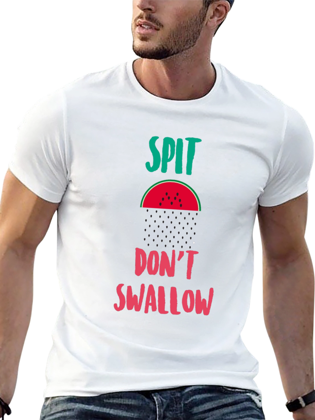 Spit Dont Swallow Black T-Shirt