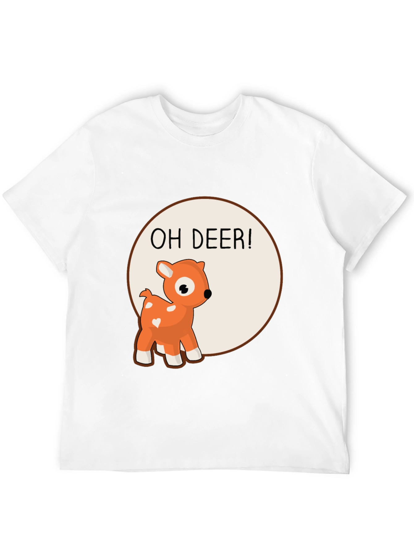 Oh Deer! Graphic Tee - Cute Animal Design