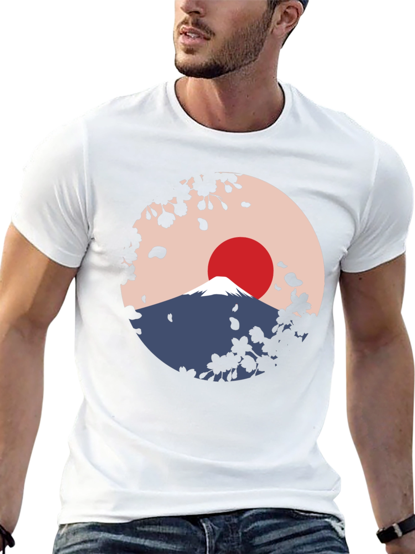 Mount Fuji Graphic T-Shirt - Black