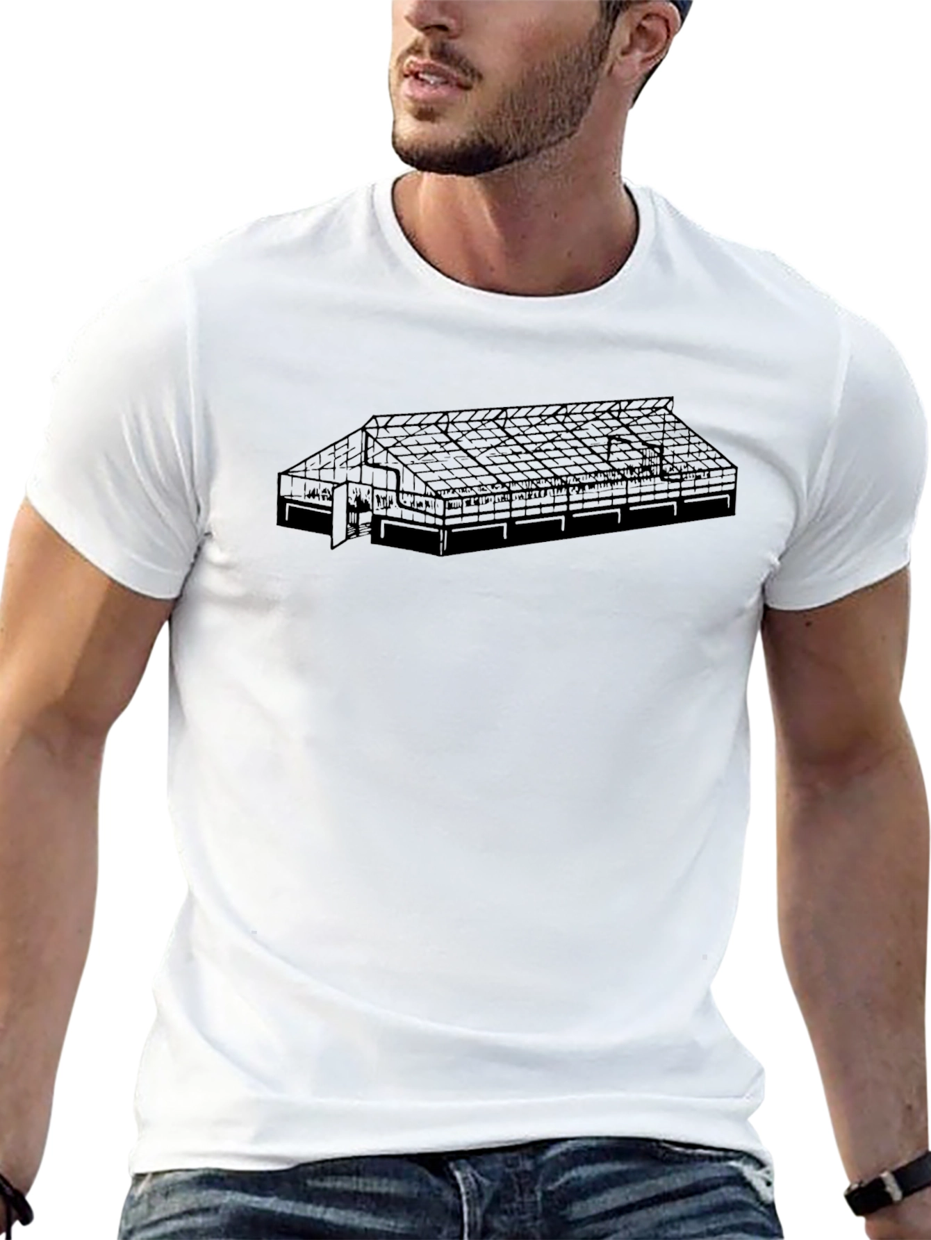 Greenhouse Graphic Tee - Modern Black Shirt