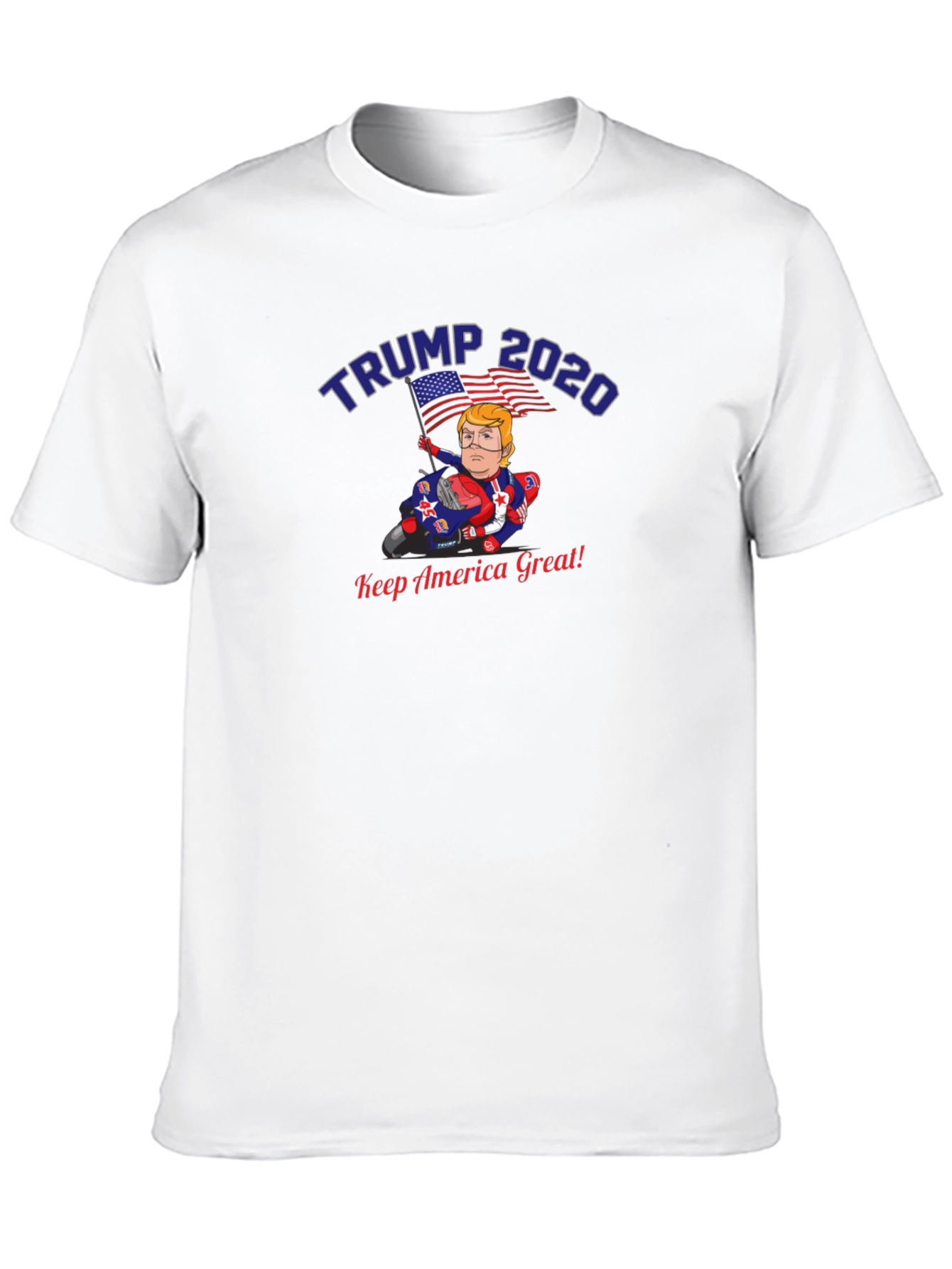 Trump 2020 Biker T-Shirt - Keep America Great!