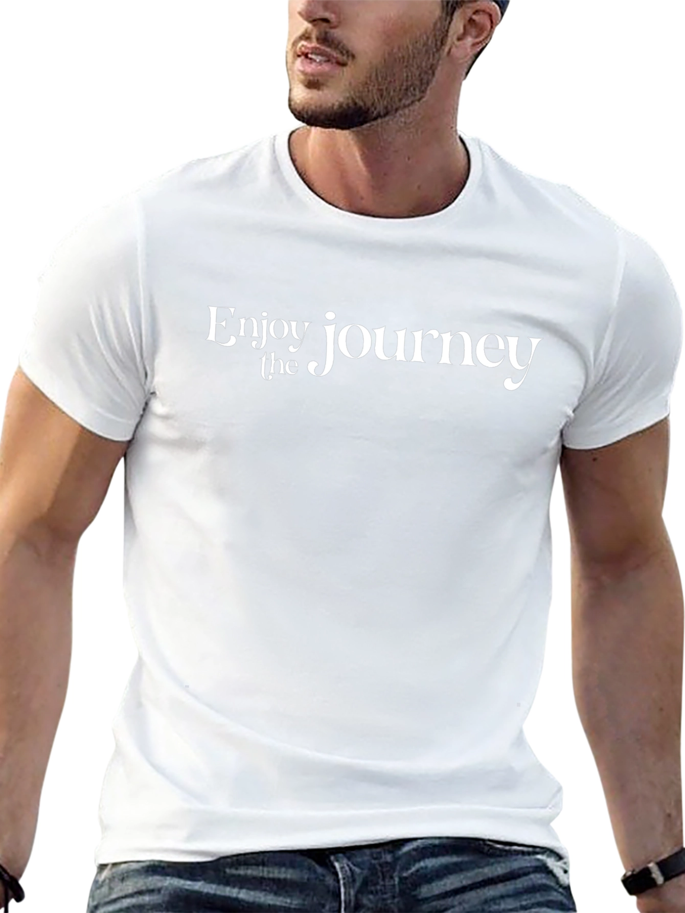 Enjoy the Journey Black Graphic Tee