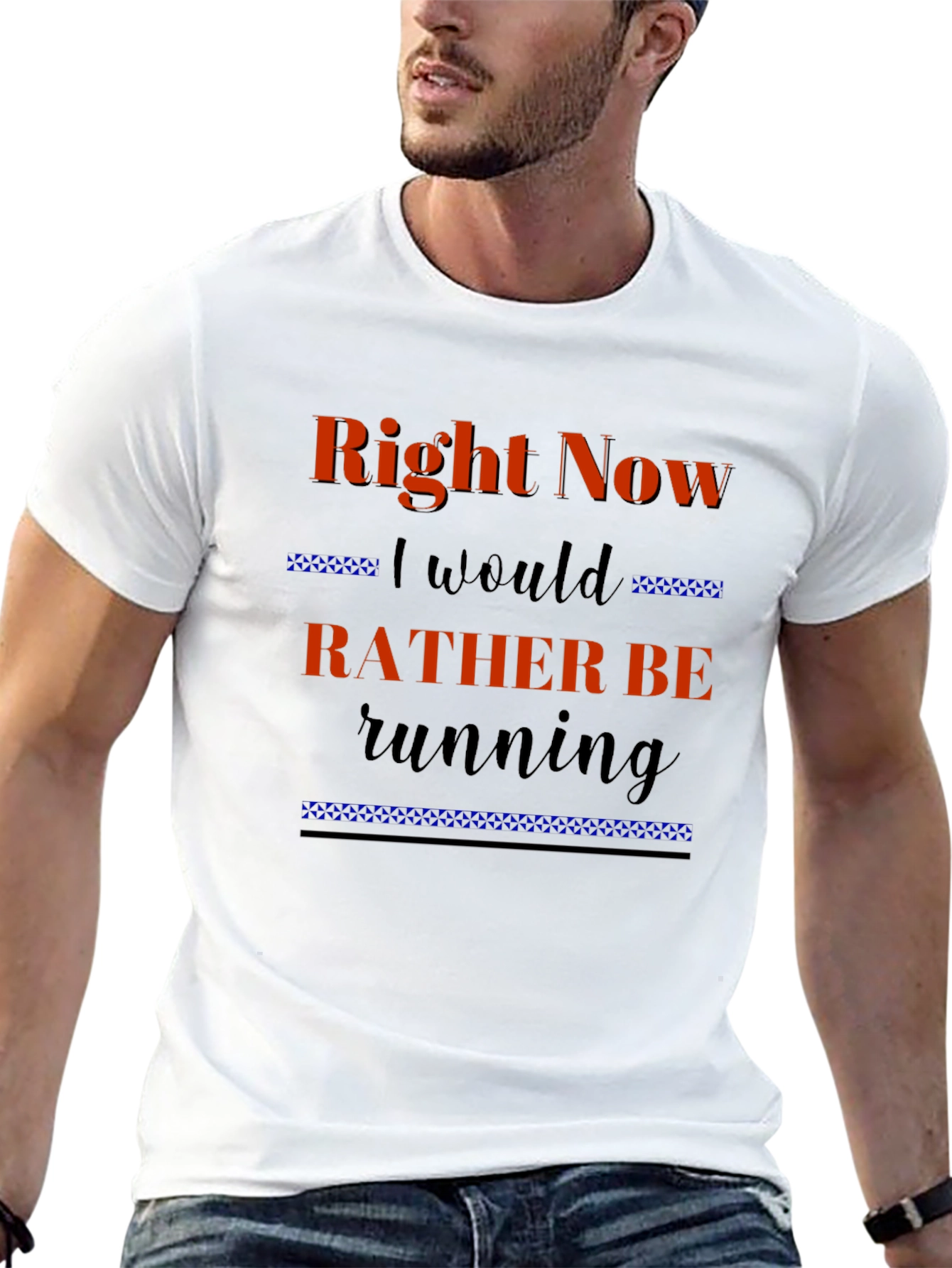Right Now I Would Rather Be Running Graphic Tee