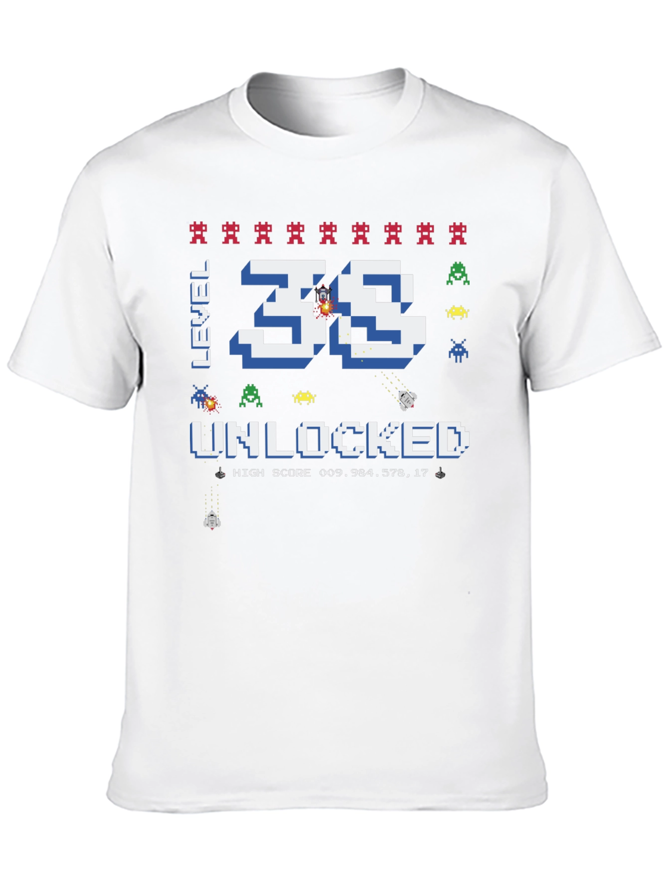 Level 38 Unlocked T-Shirt - Gamer Birthday Tee