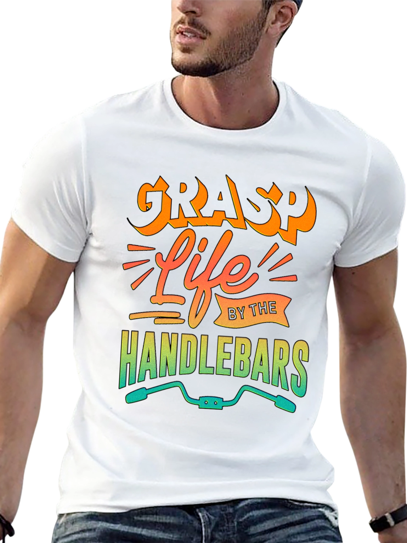 Grasp Life Handlebars Graphic Tee