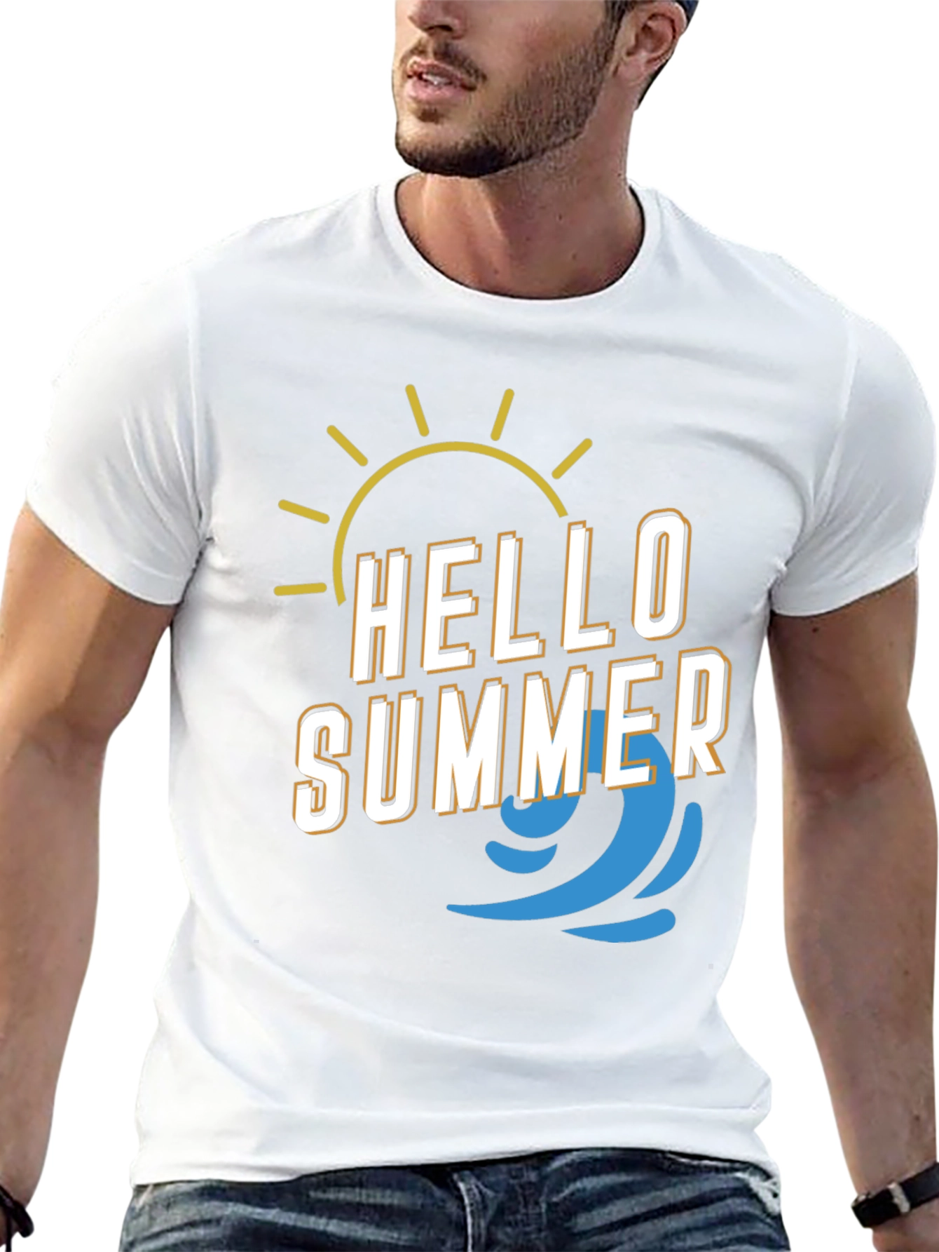 Hello Summer Graphic T-Shirt