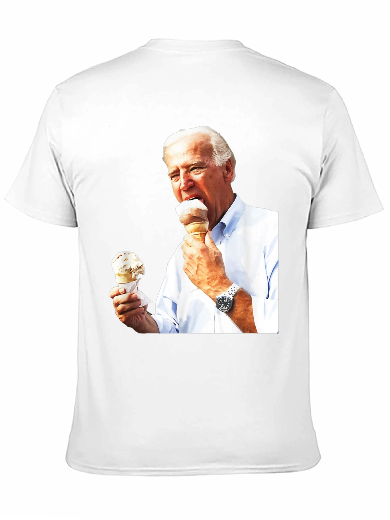 Joe Biden Ice Cream T-Shirt Funny Political Tee