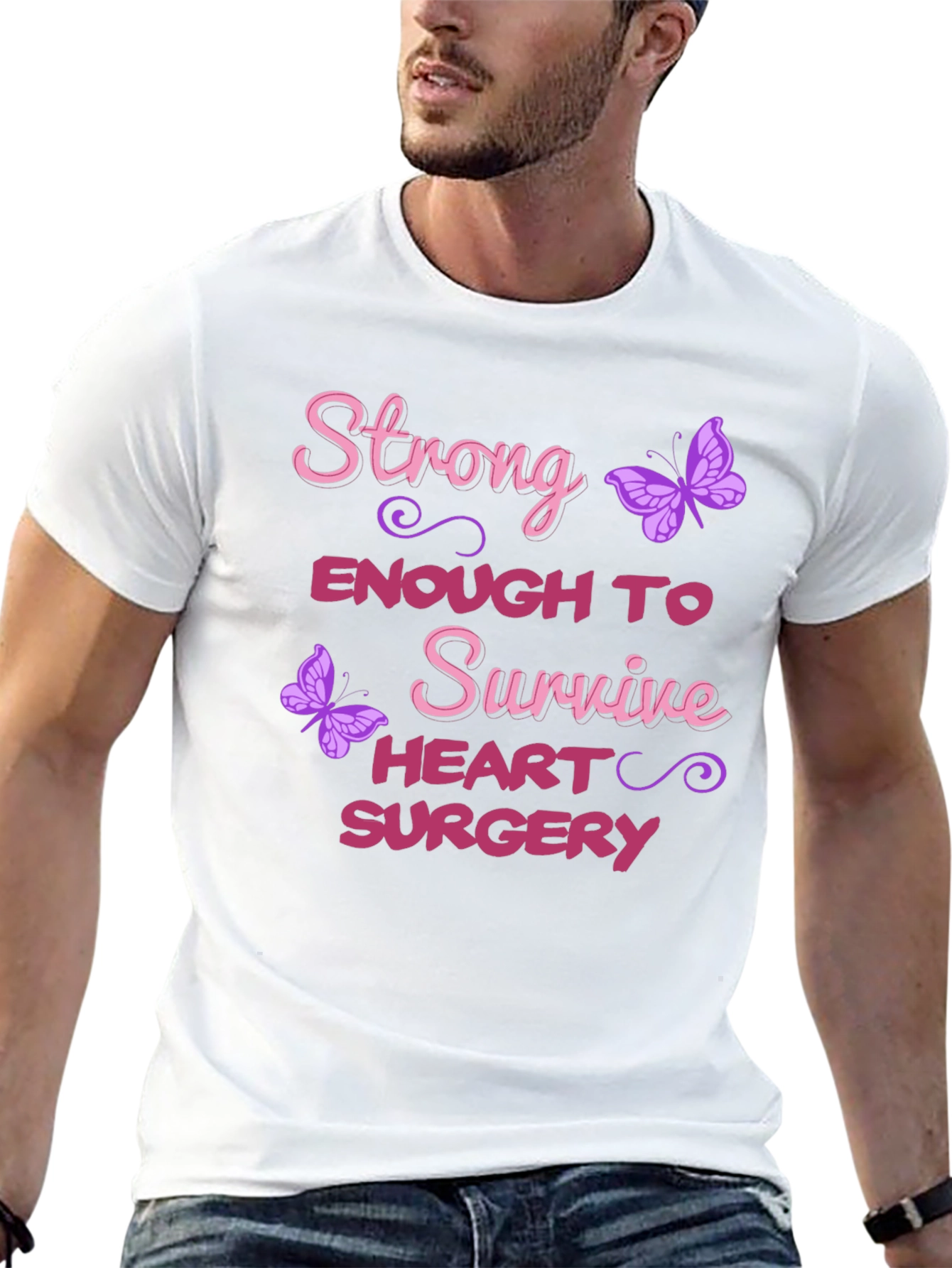 Strong Enough Heart Surgery Survivor T-Shirt