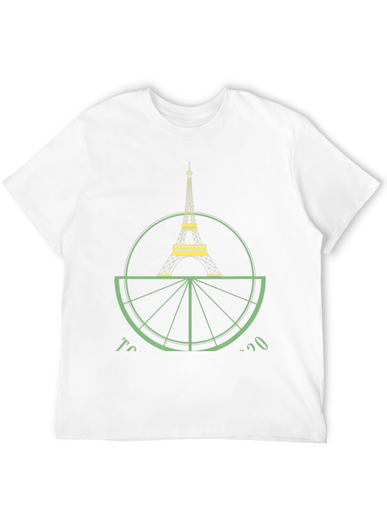 Paris 2020 Graphic Tee - Eiffel Tower Souvenir Shirt