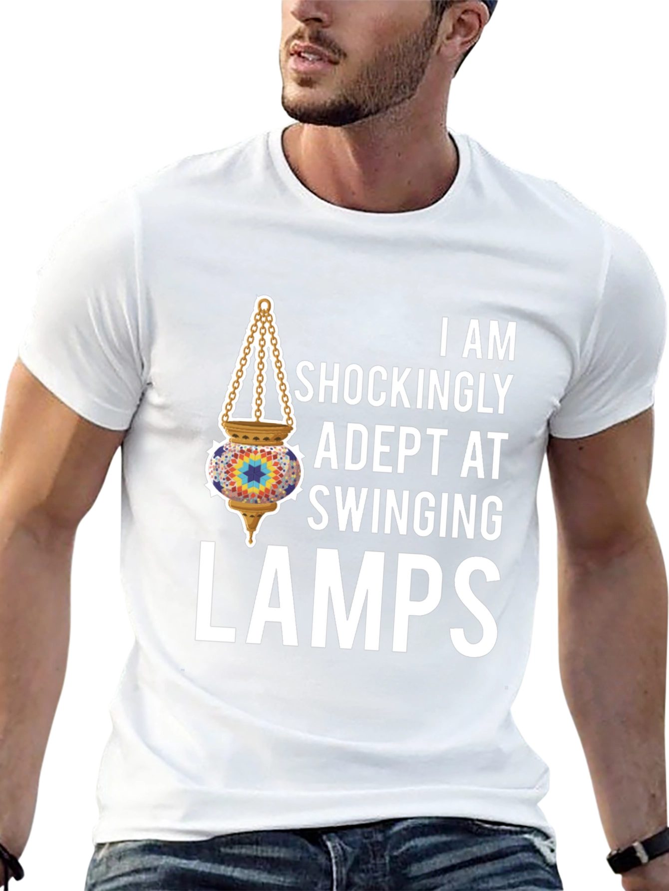 Adept Swinging Lamps Graphic T-Shirt