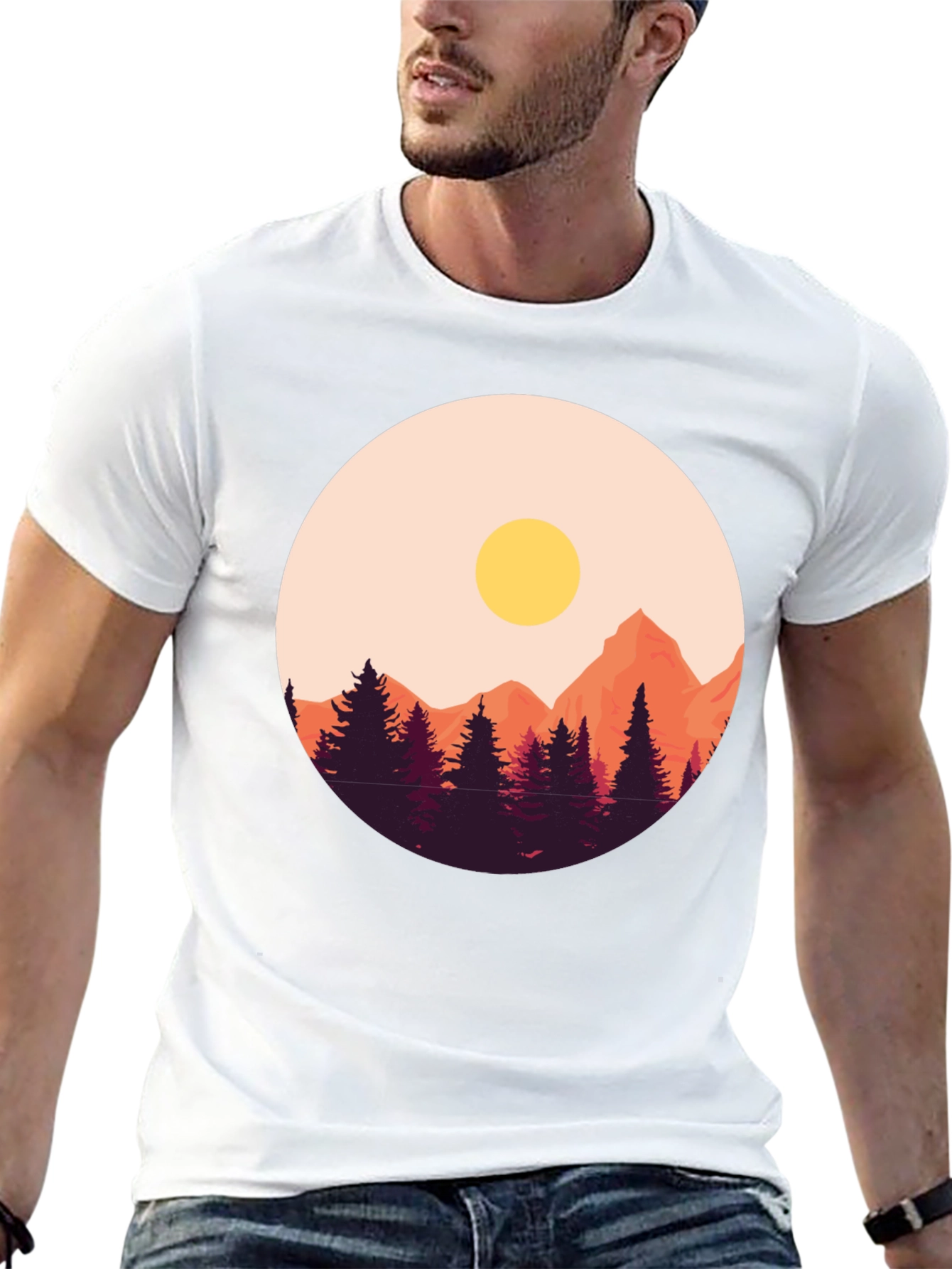 Mountain Graphic T-Shirt - Nature Inspired Tee