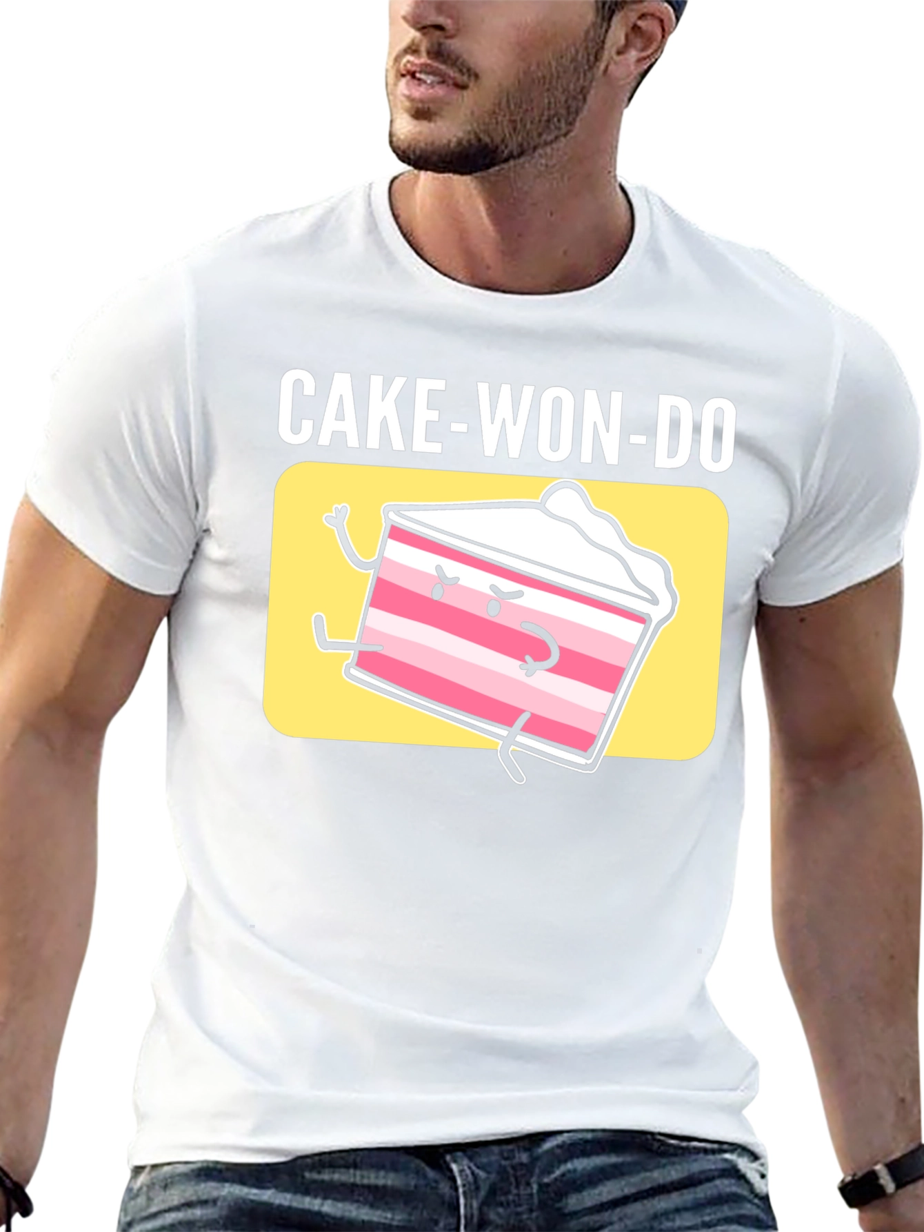 Cake-Won-Do Funny Graphic T-Shirt