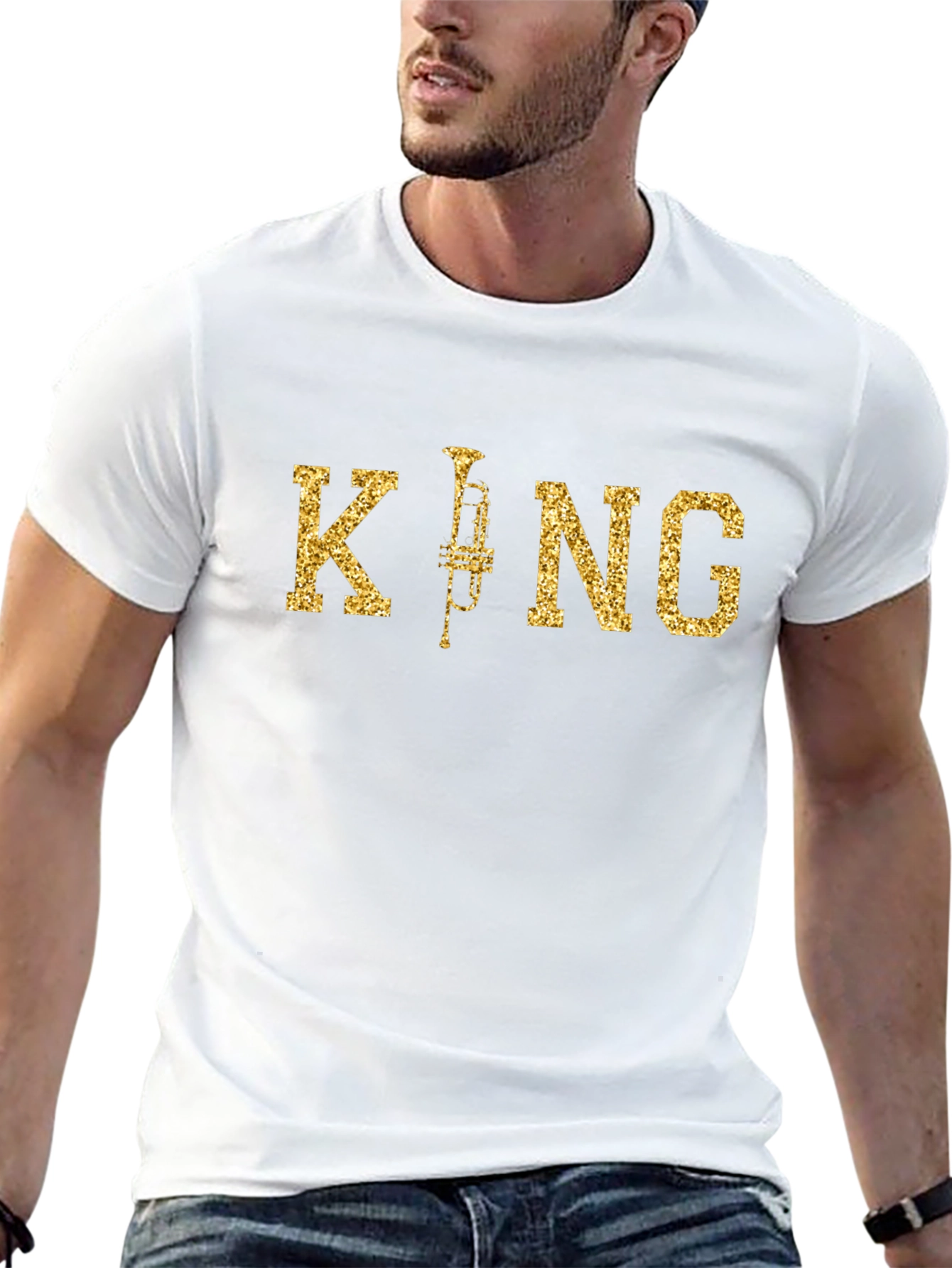 King Trumpet Graphic T-Shirt