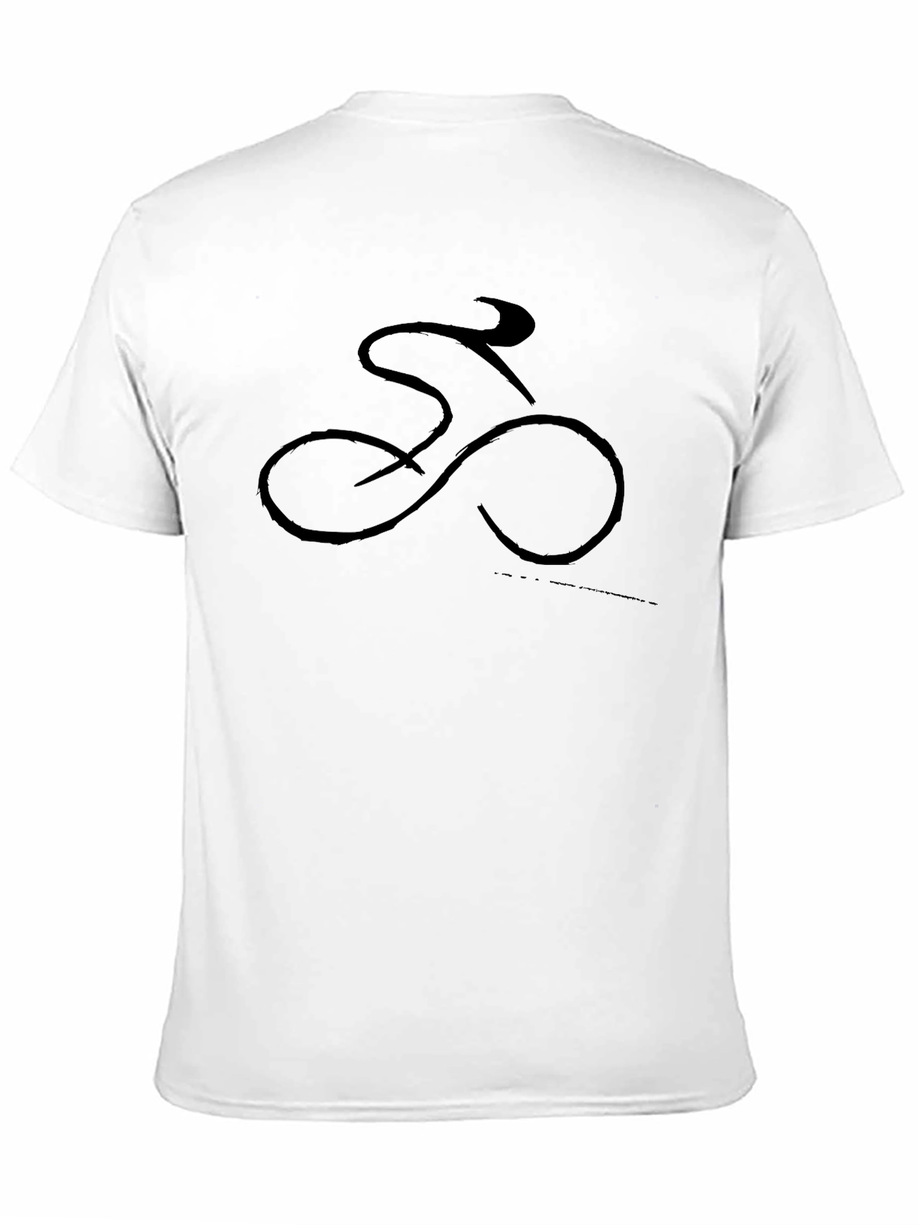 Cycling Silhouette Graphic Tee - Ride in Style!