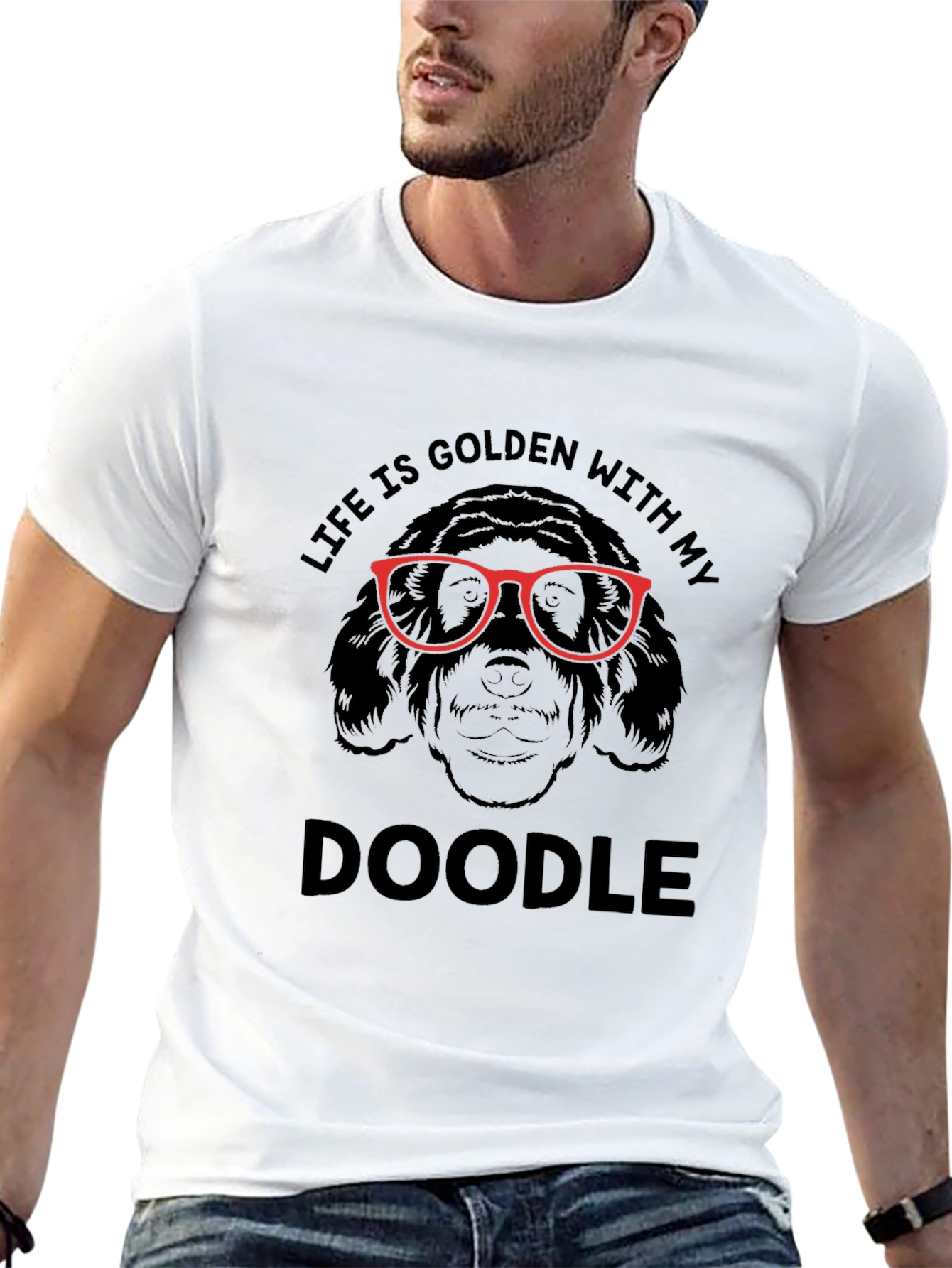 Life is Golden with my Doodle Graphic Tee