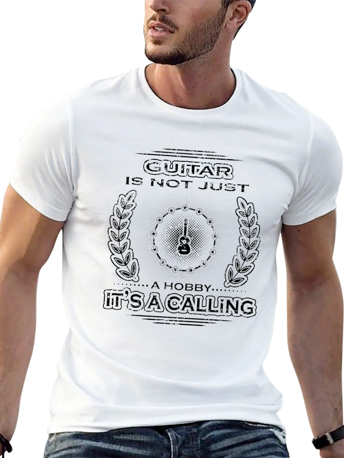 Guitar Calling Graphic Tee - Music Lover T-Shirt