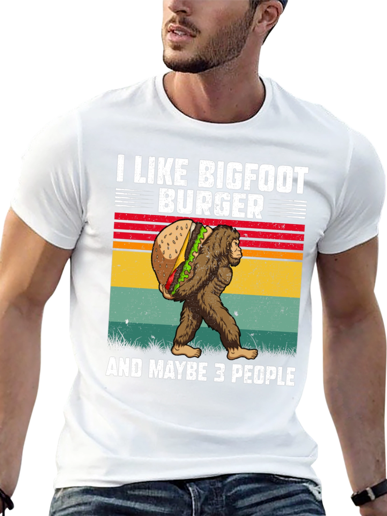 I Like Bigfoot Burger T-Shirt