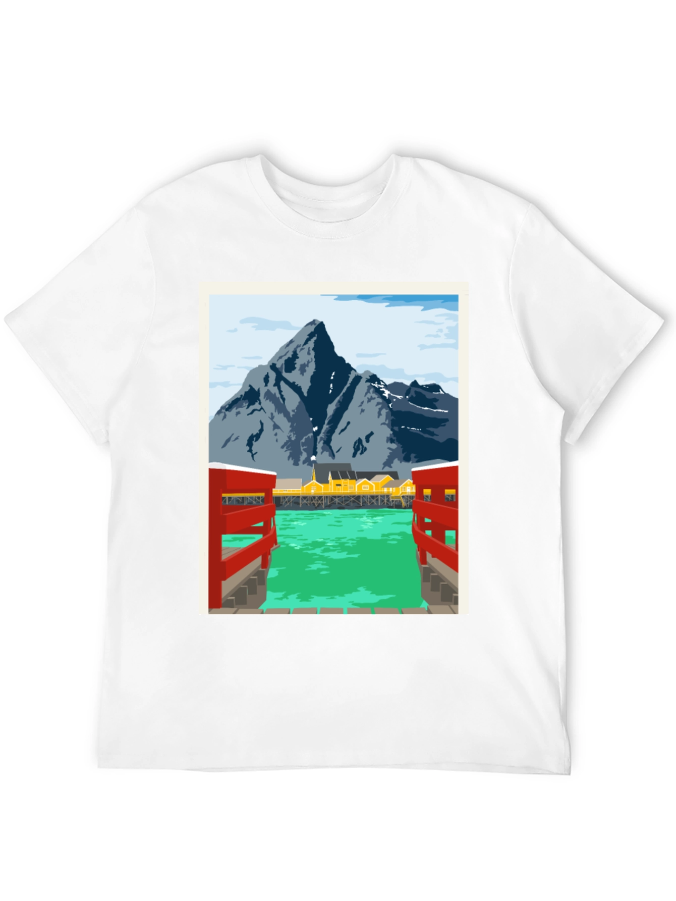 Scenic Mountain Town T-Shirt