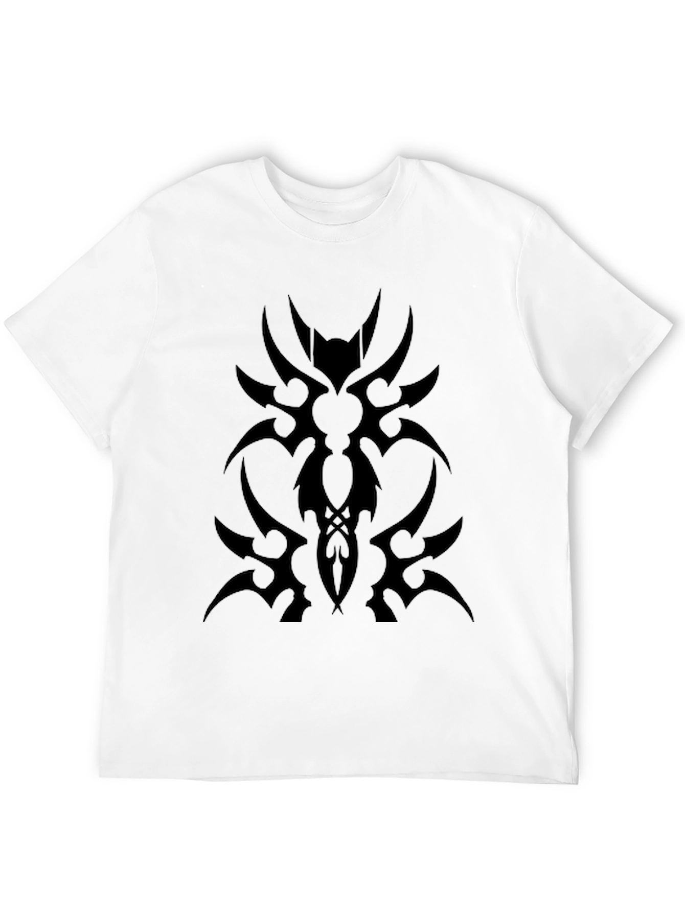 Tribal Design Black T-Shirt