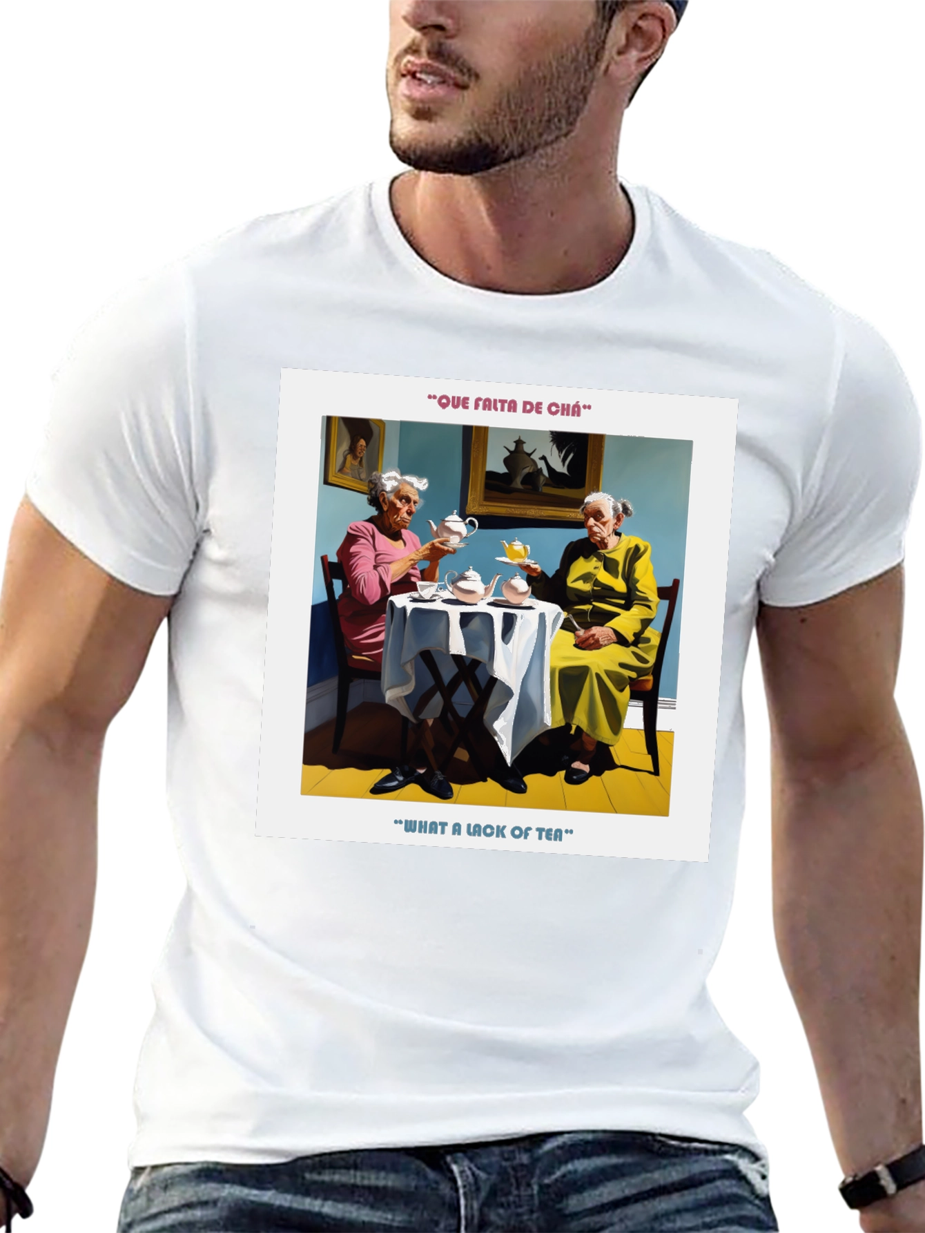 Quirky Lack of Tea Graphic T-Shirt