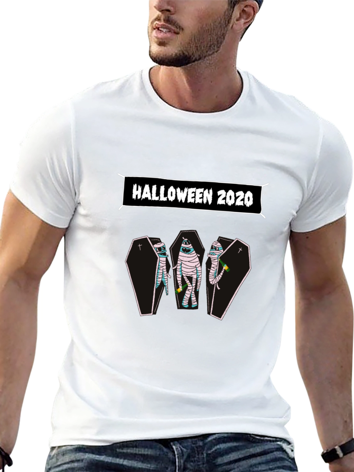 Halloween 2020 Mummy T-Shirt - Unique Graphic Tee